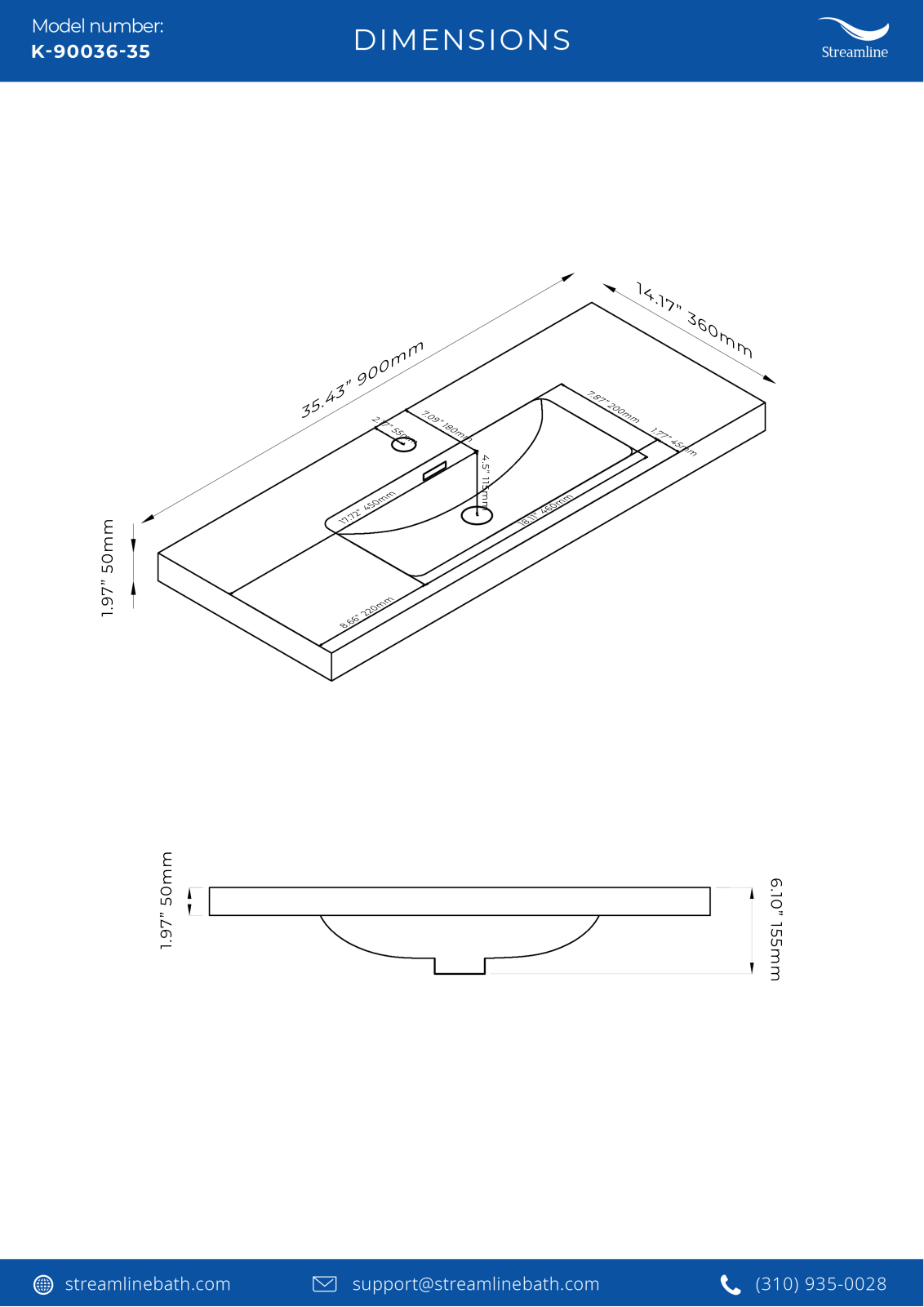 Streamline Bath SLBH7637 Specifications - ManualMachine.com