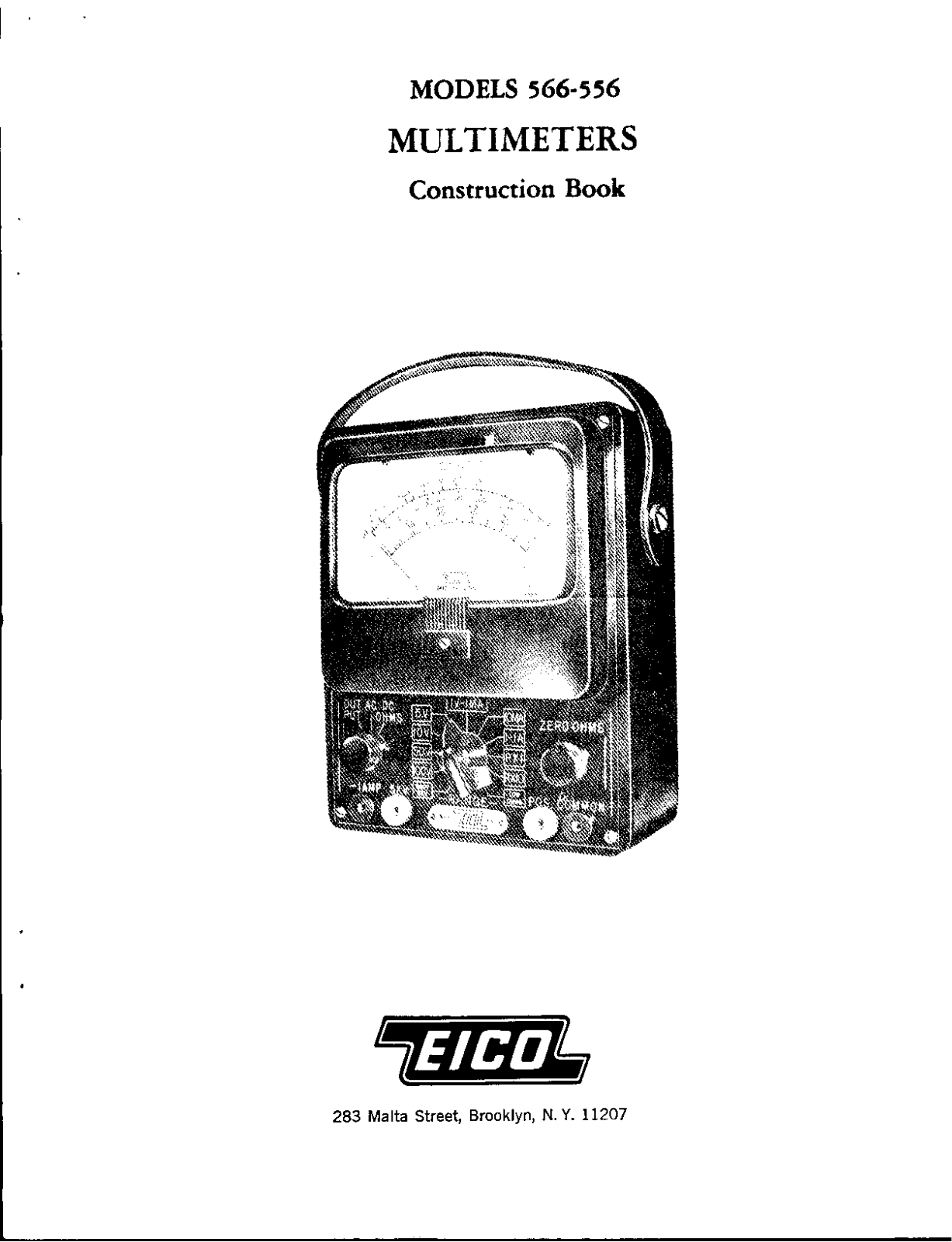 EICO 556 Service Manual