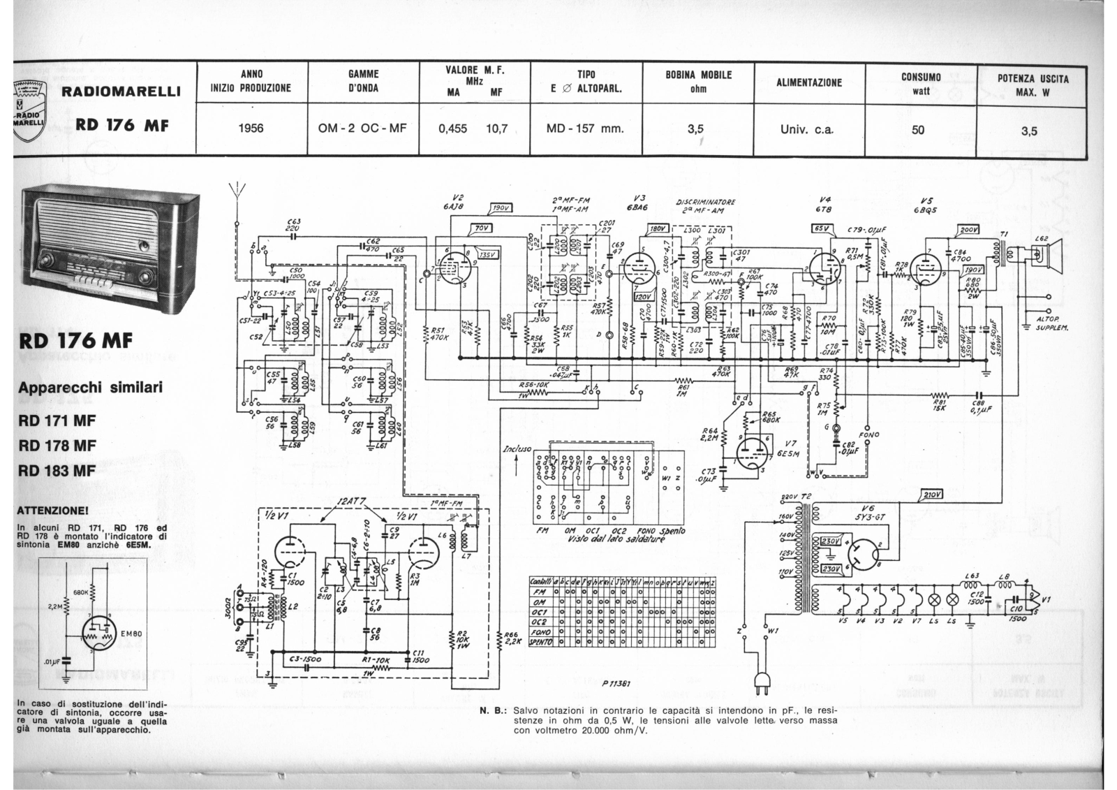 Radiomarelli rd176mf schematic - ManualMachine.com
