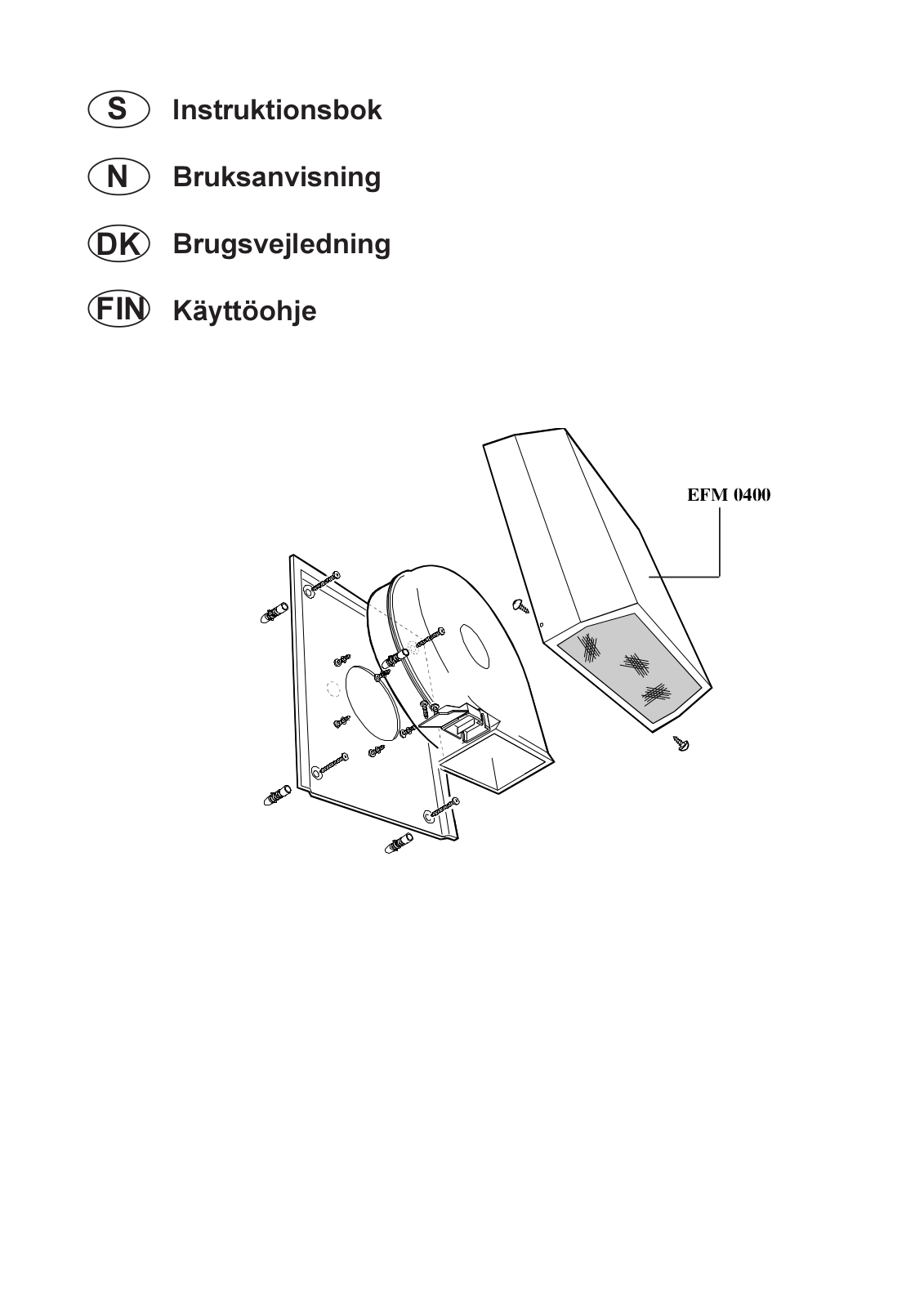 AEG EFM0400 User Manual