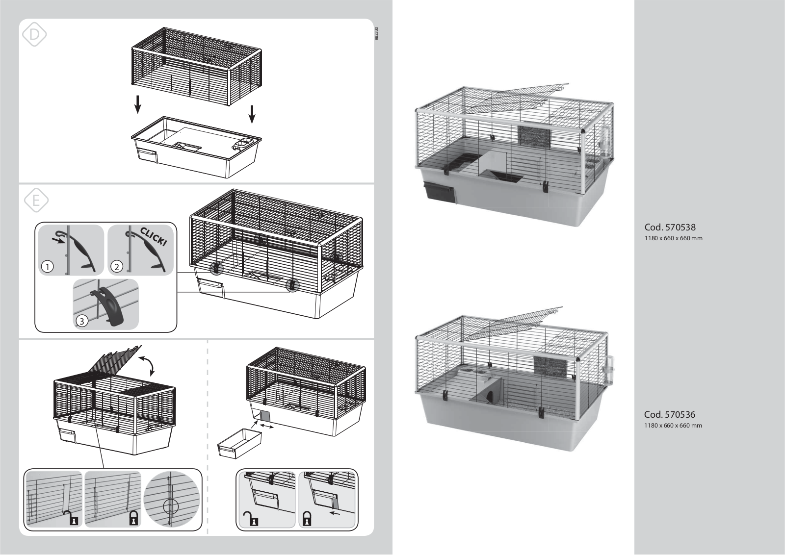 Ferplast 120 Plus, 120 Suite User Manual