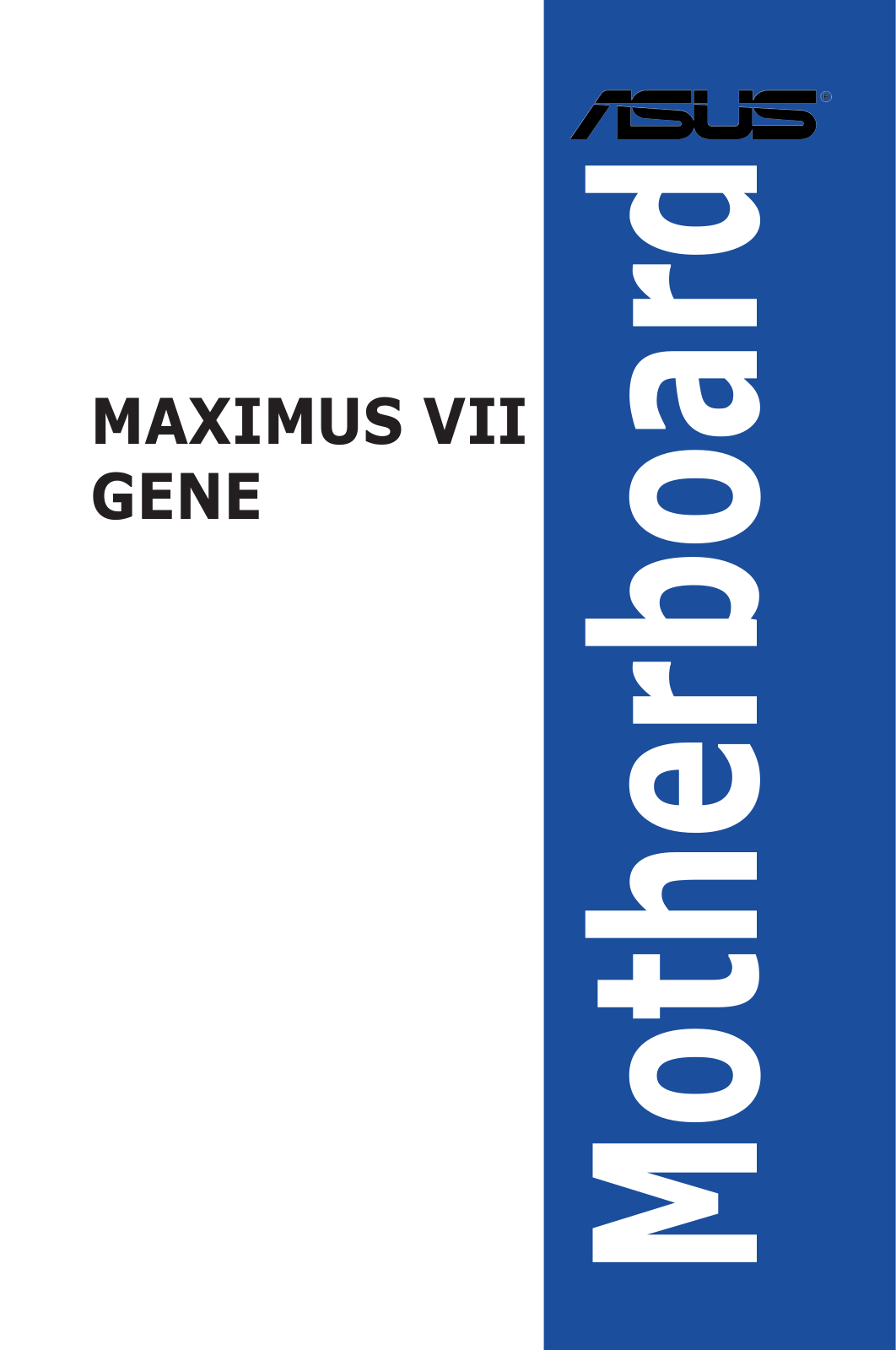 ASUS MAXIMUS VII GENE, E9293 User Manual