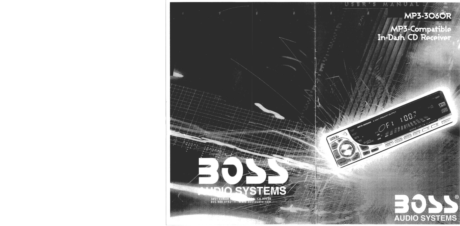 Boss Audio MP3-3060R User Manual