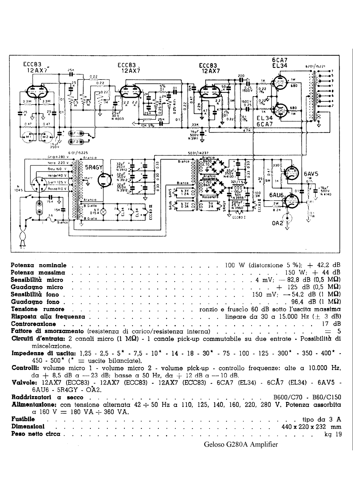 Geloso g280a schematic