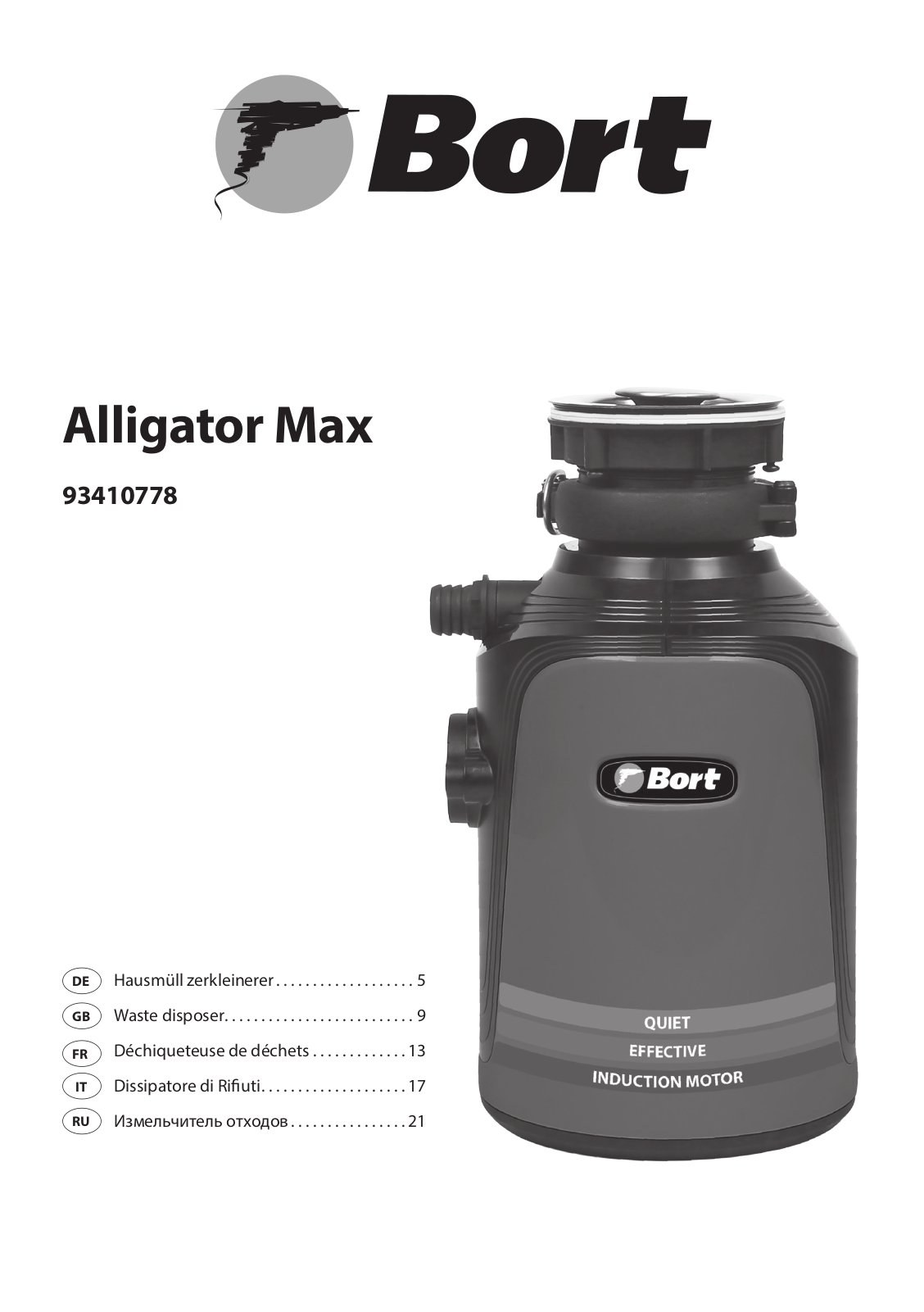 Bort Alligator Max User Manual