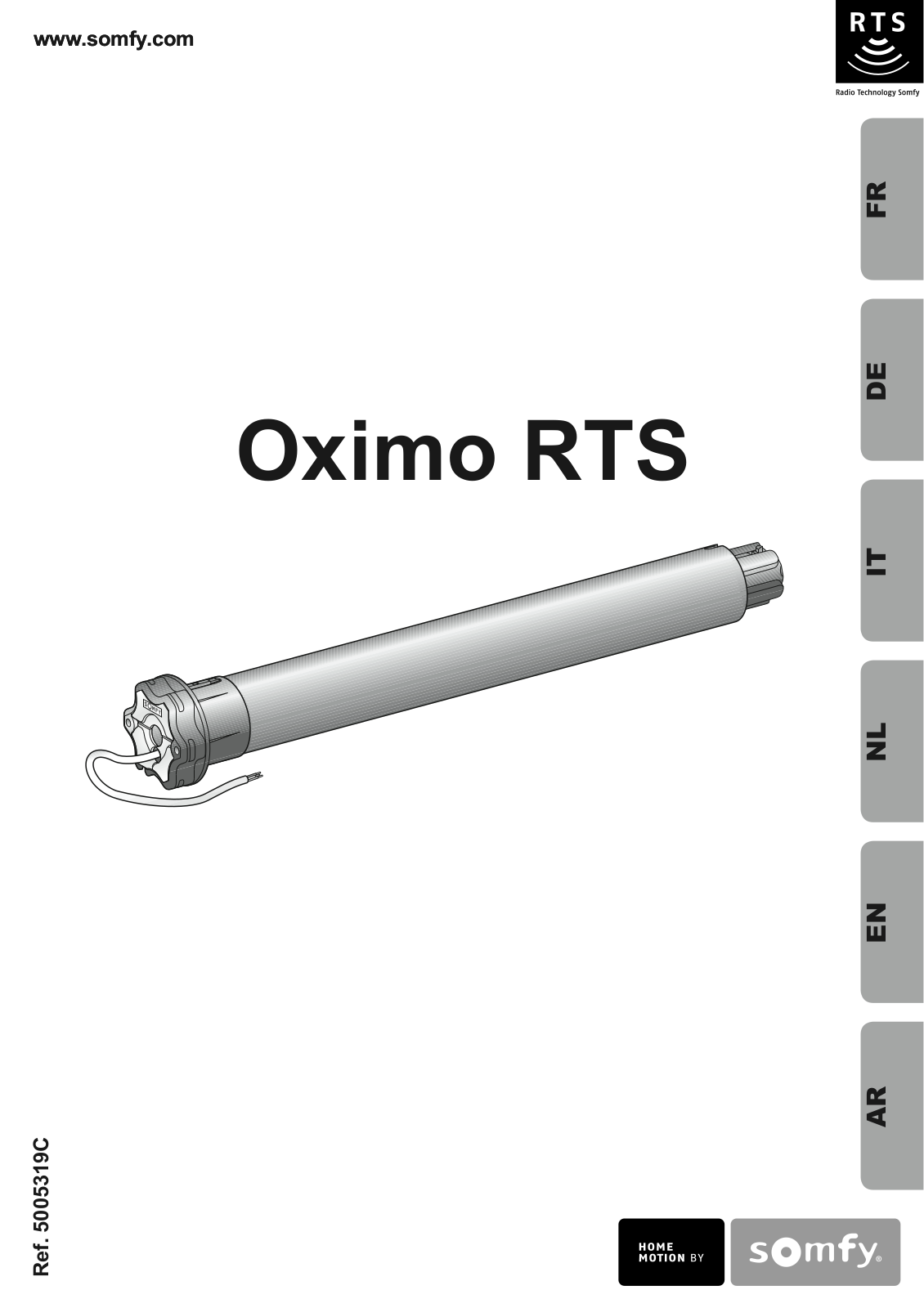 SOMFY Oximo Series Installation Manual