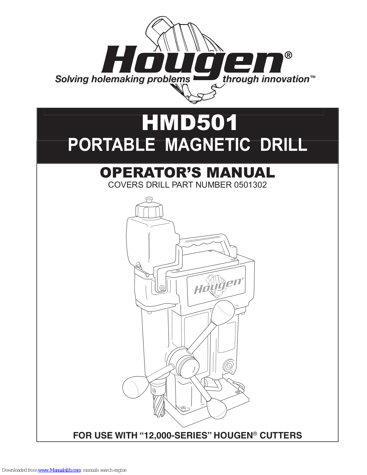 Hougen HMD501 Operator's Manual