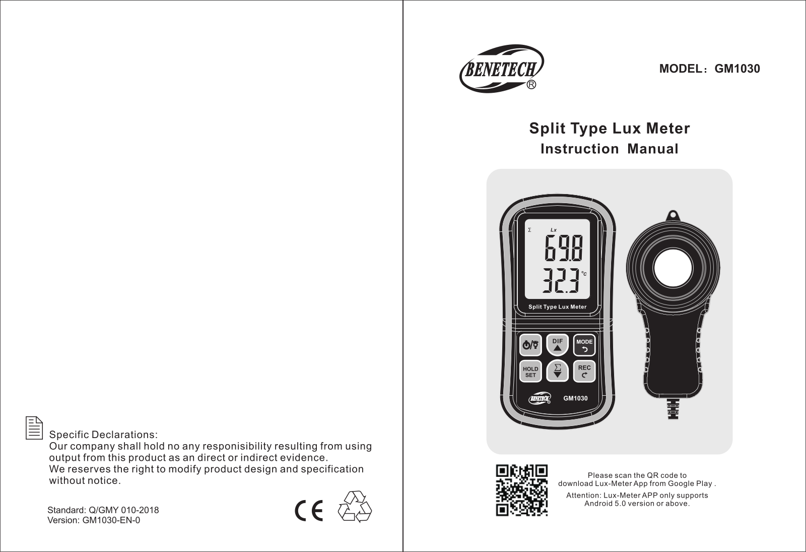 BENETECH GM1030 User guide - ManualMachine.com