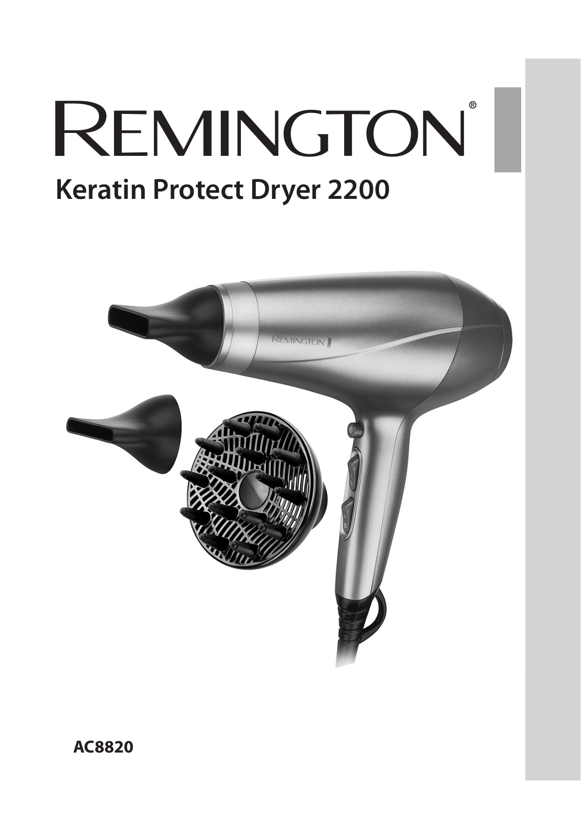 Remington AC8820 User Manual