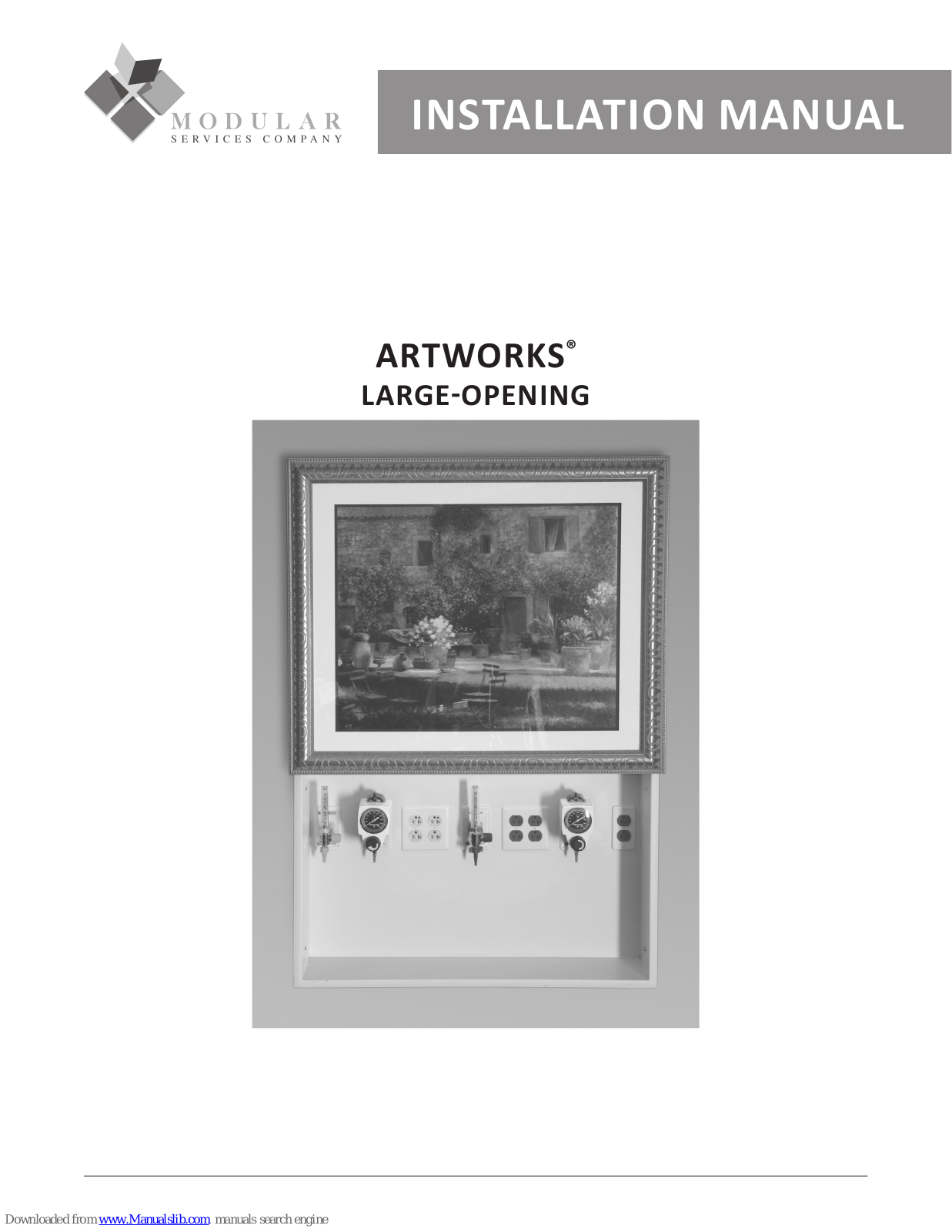 Modular ArtWorks, 6830-W, 6830 Installation Manual