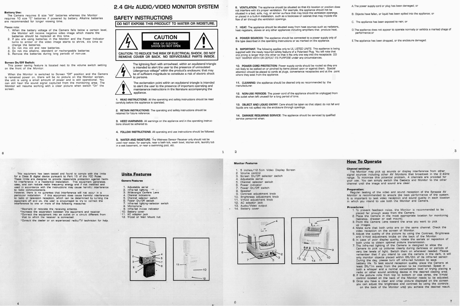 Golden Eagle Electronics GEE248T Users manual