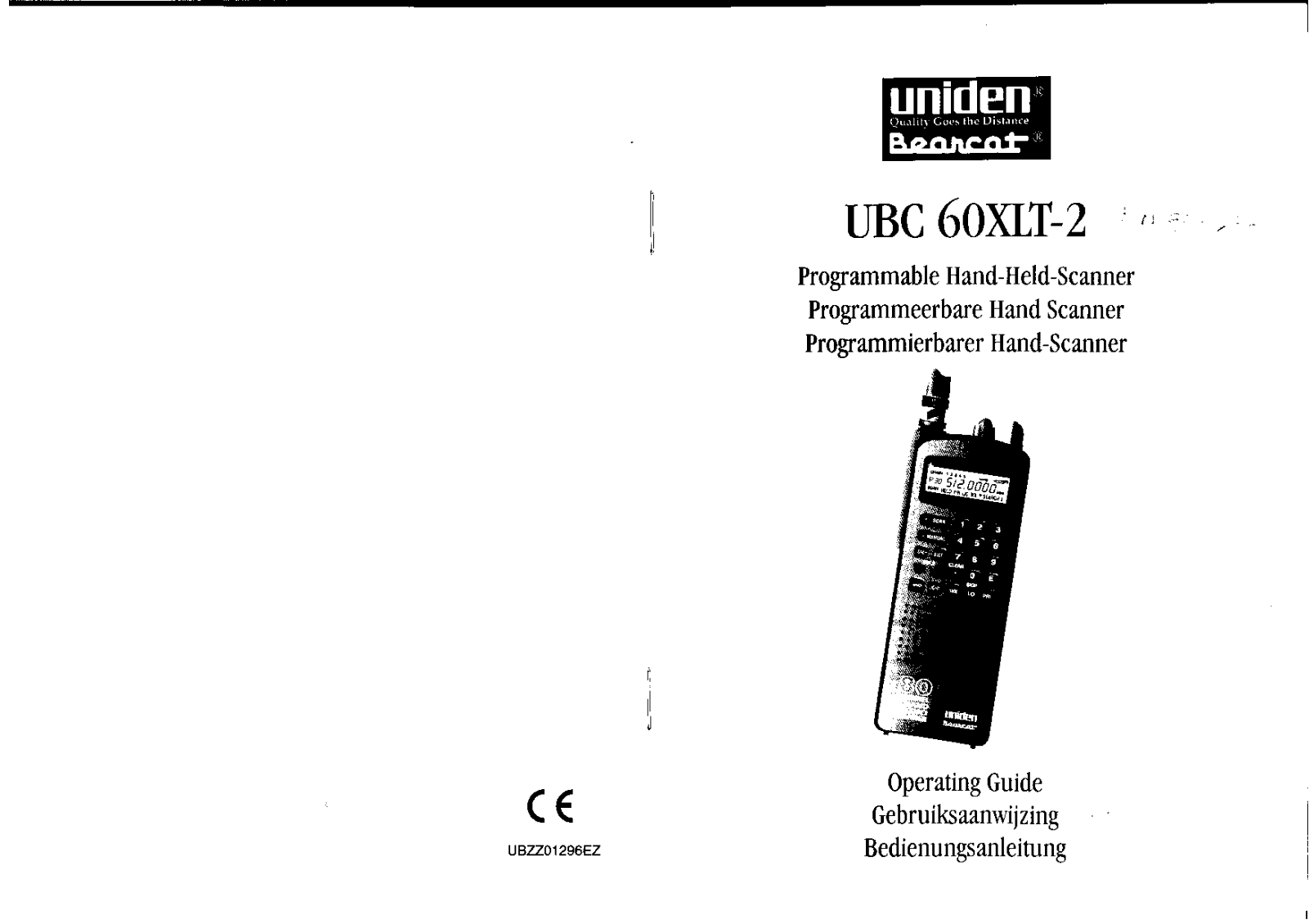 Uniden UBC 60XLT-2 User Manual