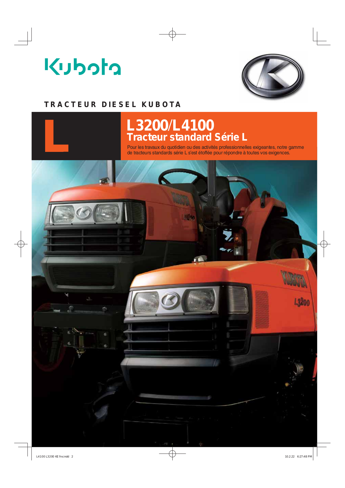 KUBOTA L3200, L4100 User Manual