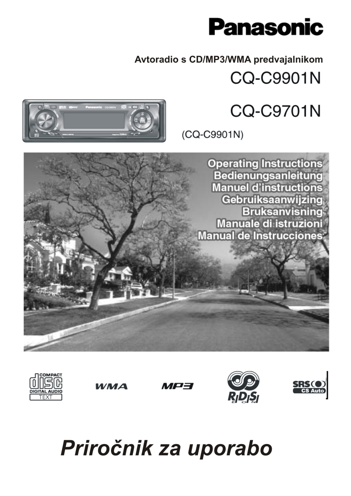 Panasonic CQ-C9701N, CQ-C9901N Operating Manual