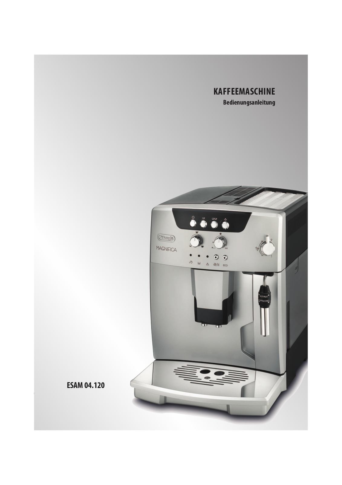 DeLonghi ESAM 04.120 User manual