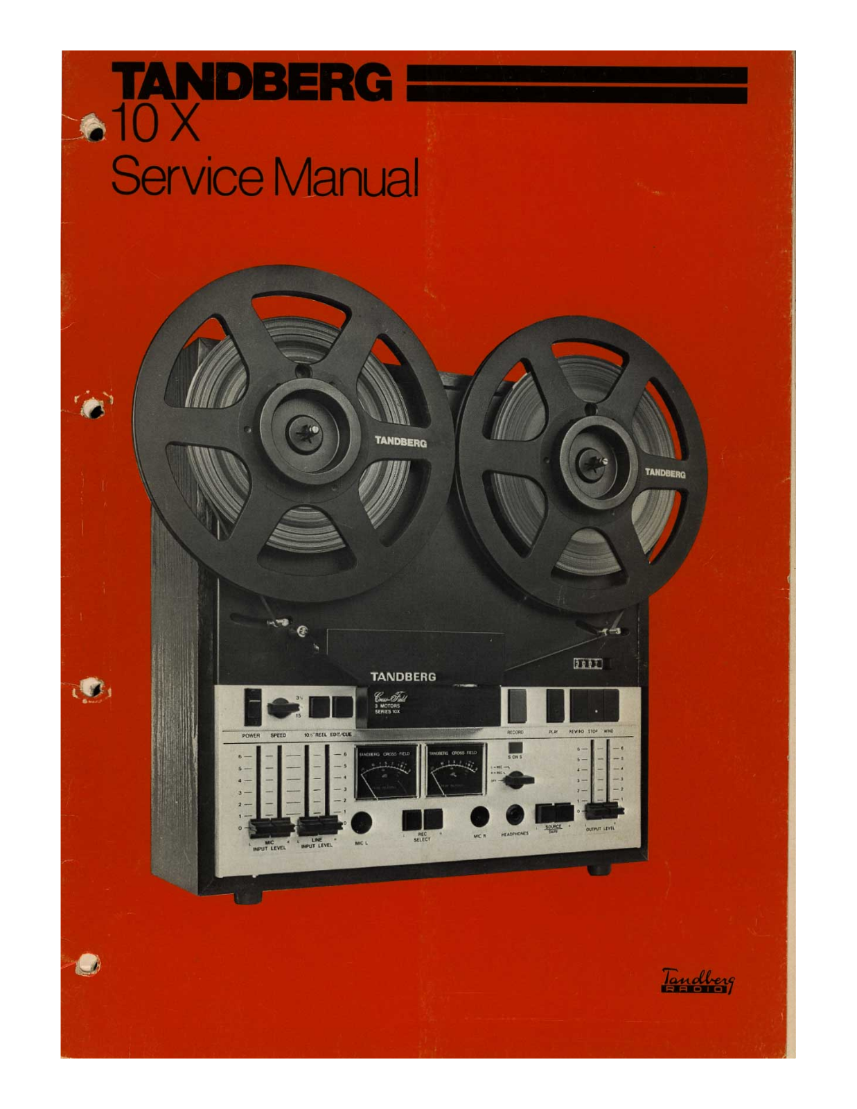 TEAC 10-X, 10-X Service manual