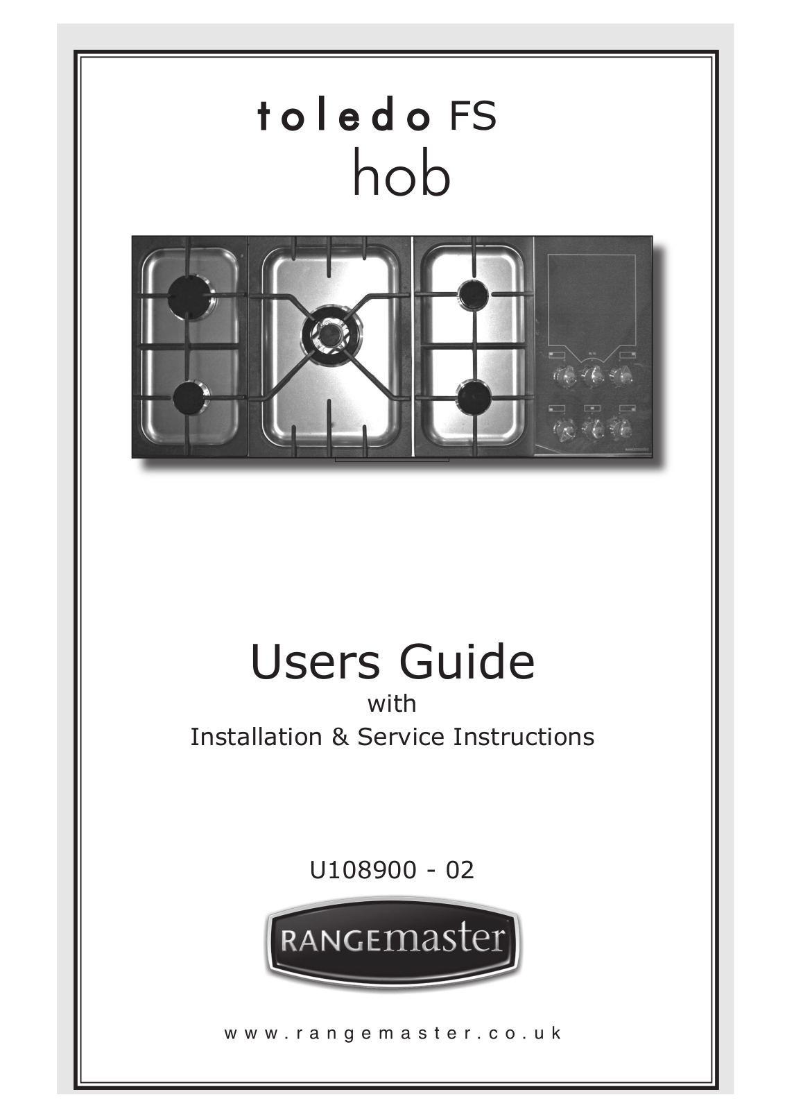 Rangemaster Toledo FS Hob User Manual