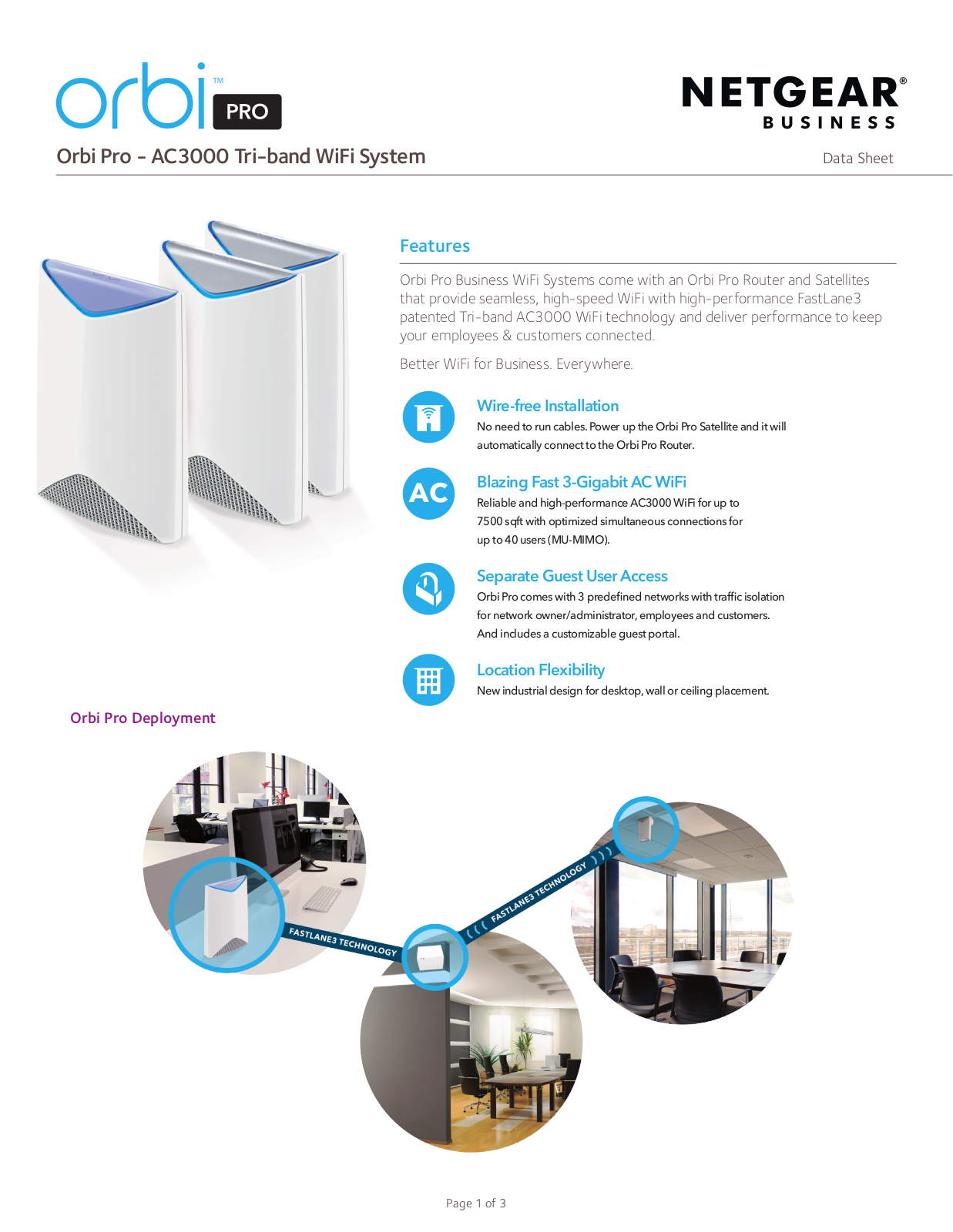 NETGEAR SRK60B04 Technical data