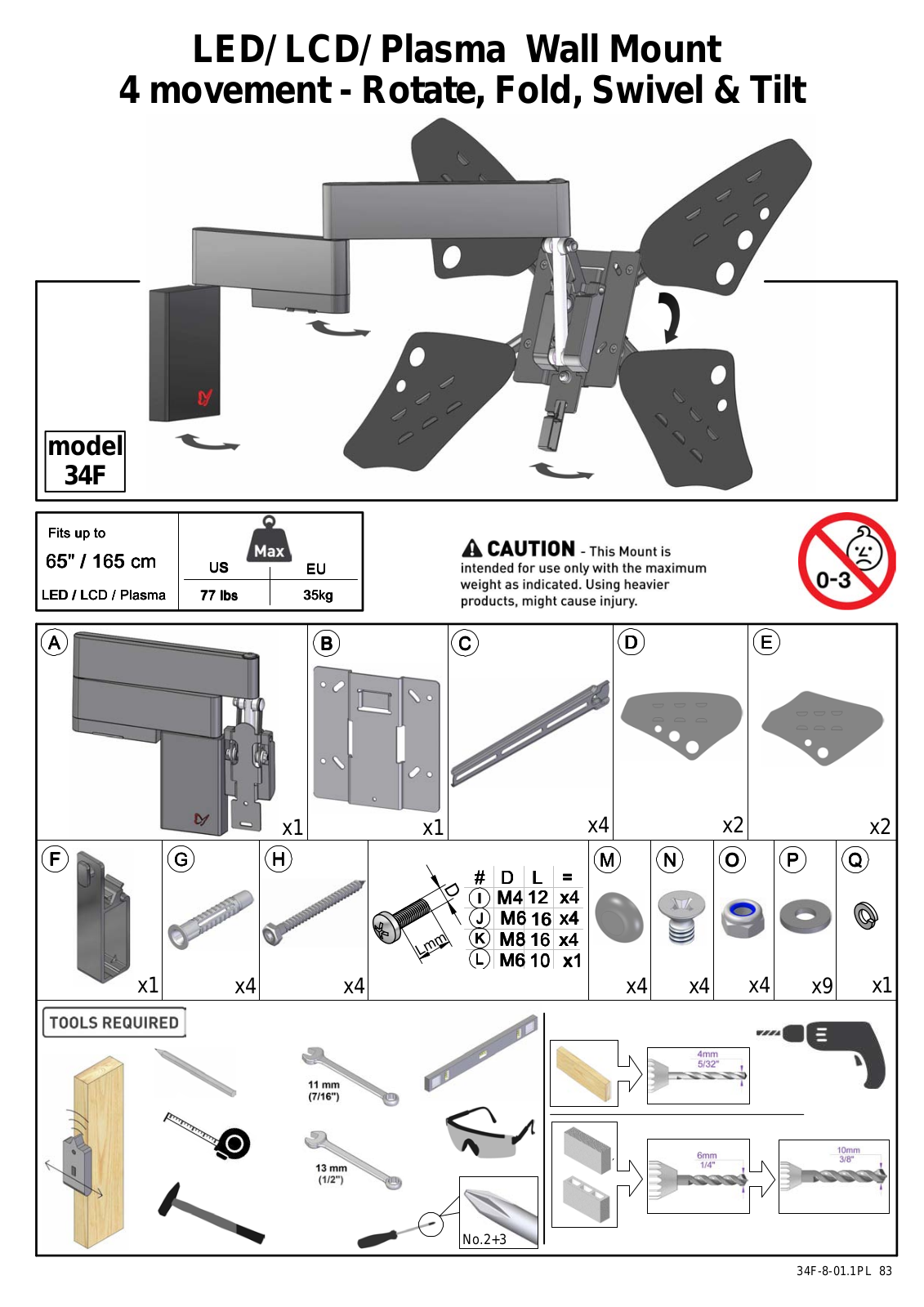 Barkan 34F User Manual