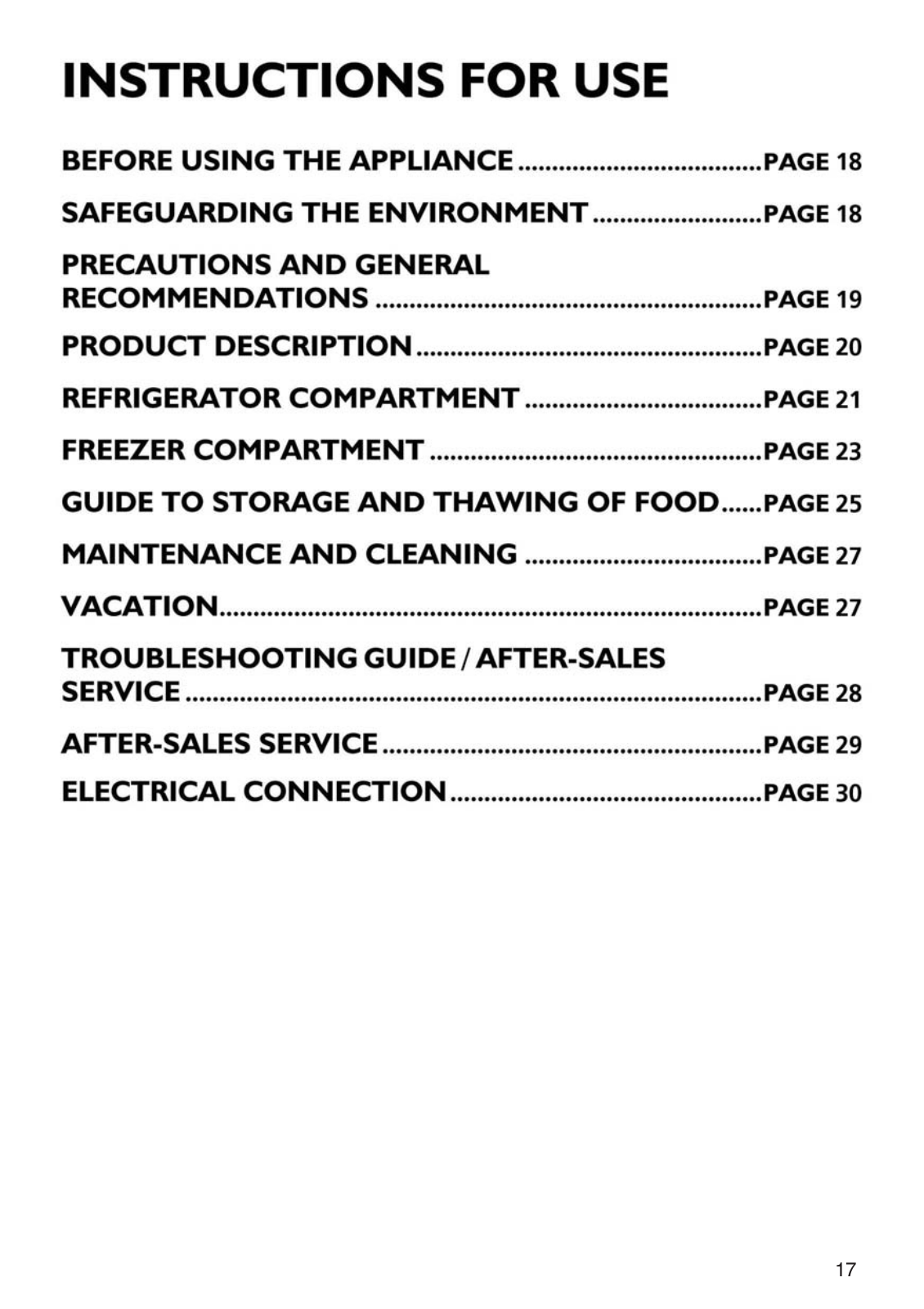 Whirlpool ARC 4138, ARC 4178 IX, ARC 4138 IX, ARC 4188/AL/A, ARC 4188/IX/A User Manual