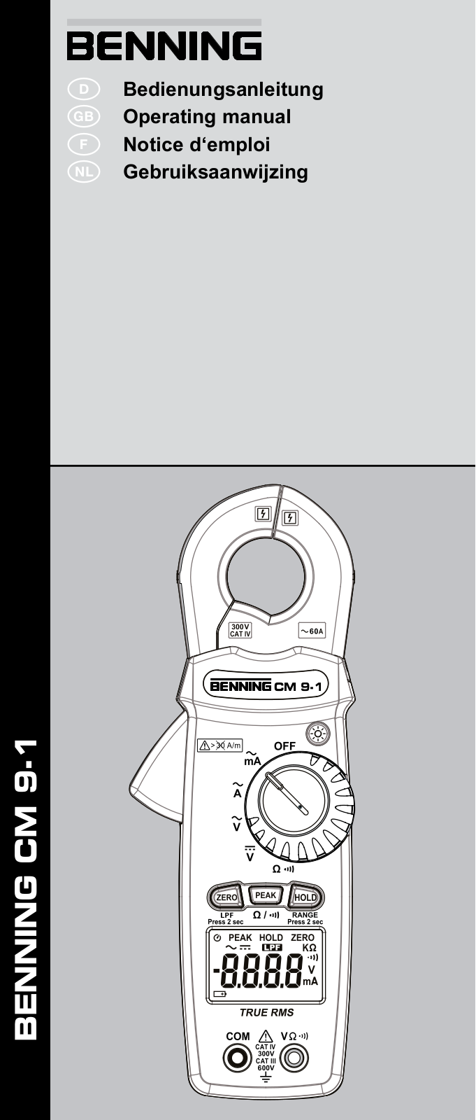 Benning CM 9-1 User guide