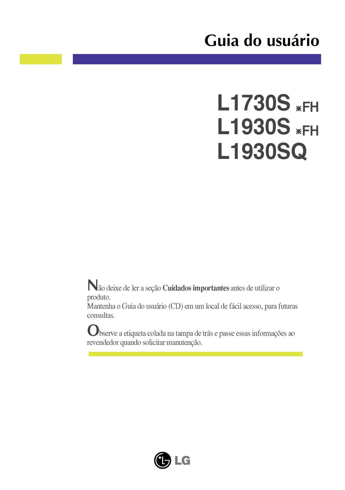 Lg L1930SSFH User Manual