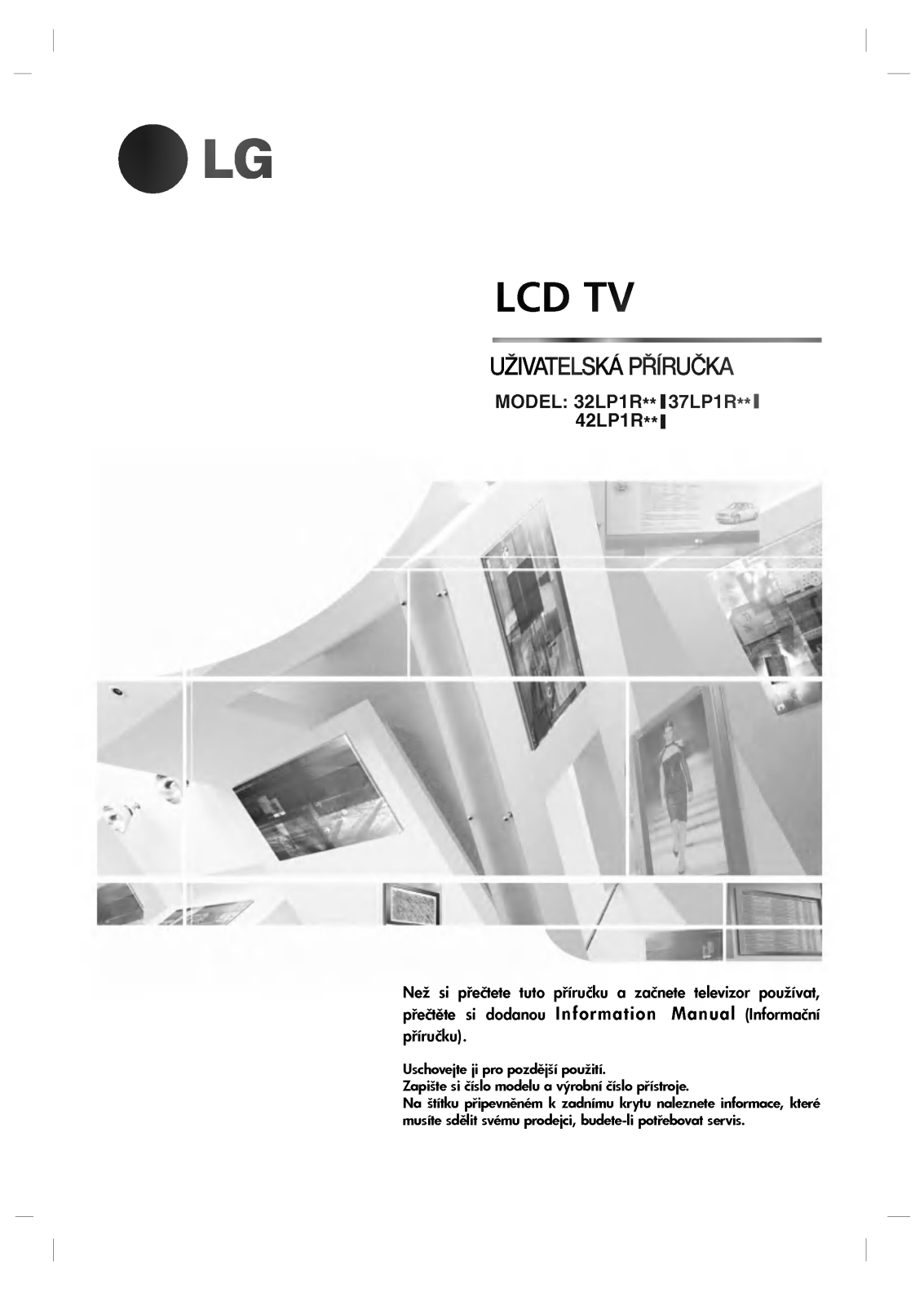 LG 37LP1R User manual