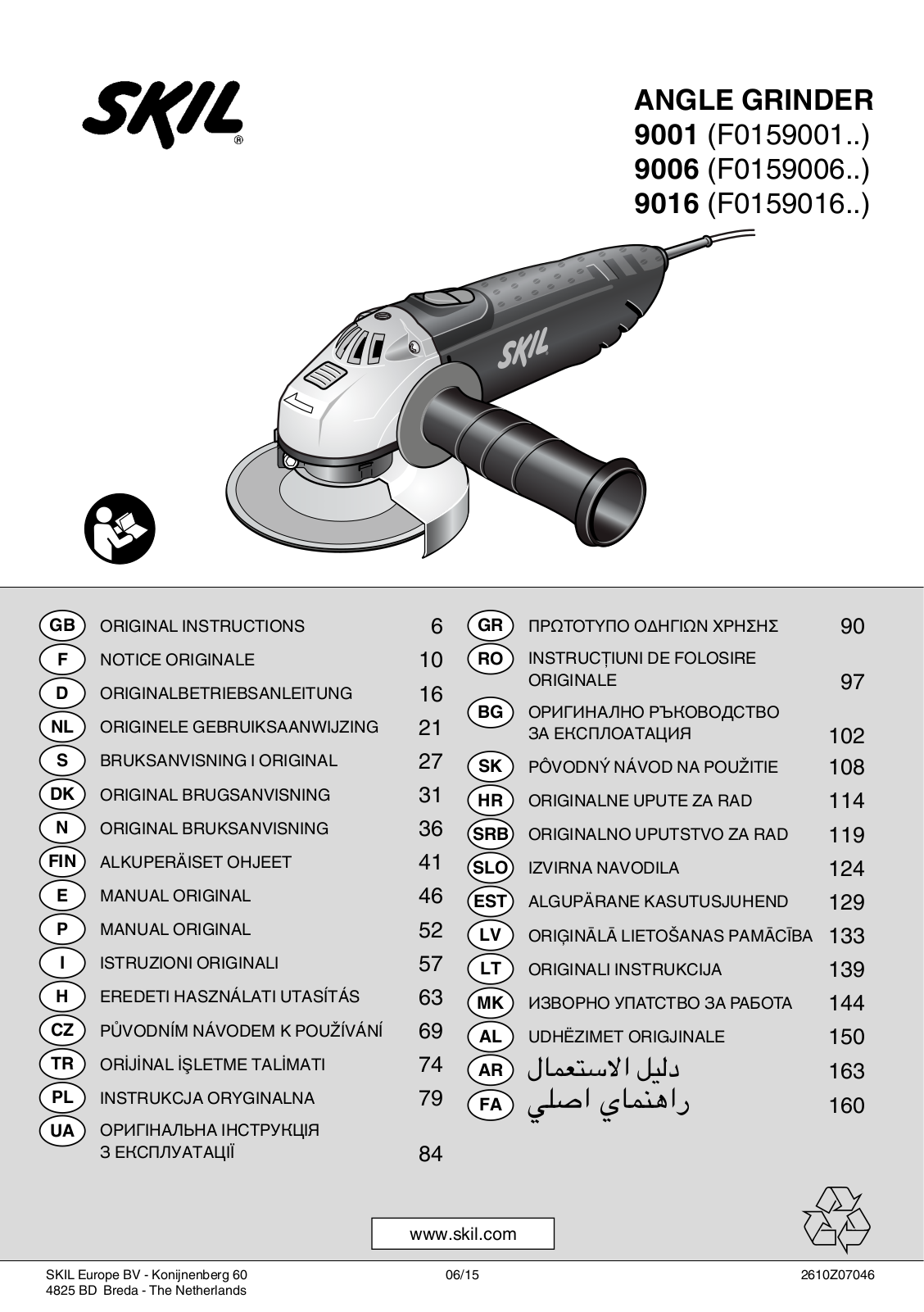 Skil 9016 AA, 9006 AA User Manual