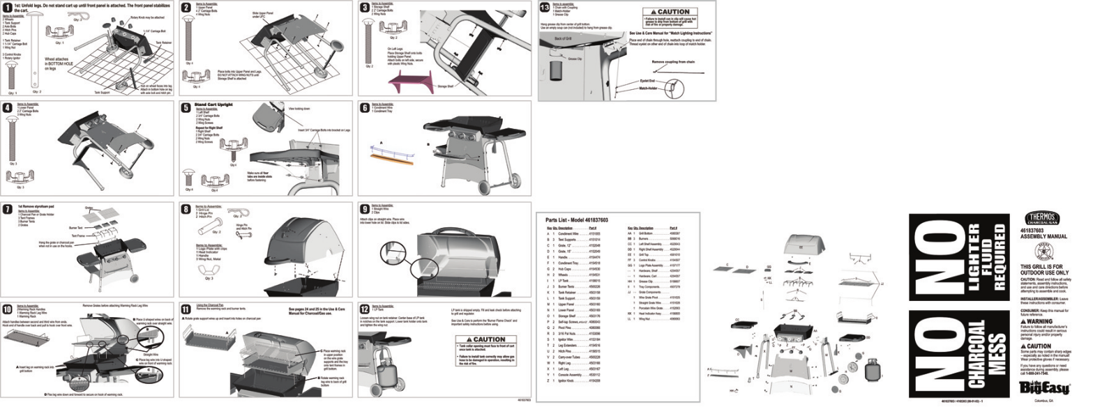 Charbroil 461837603 Owner's Manual