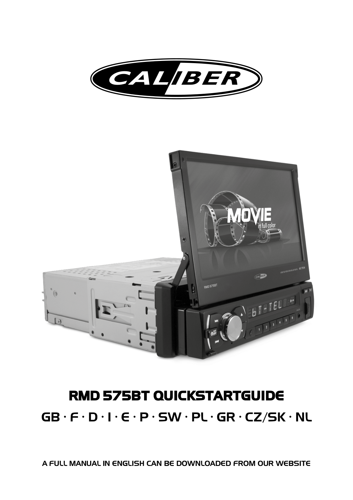 CALIBER RMD575BT User Manual