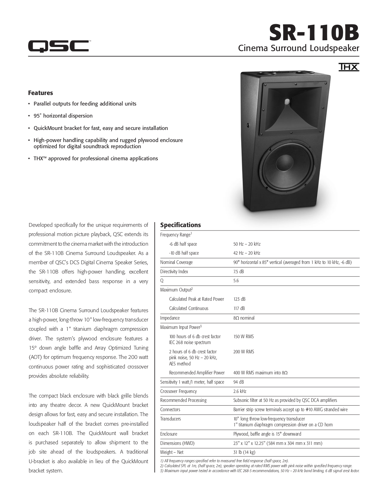 Pioneer SR-110B User Manual