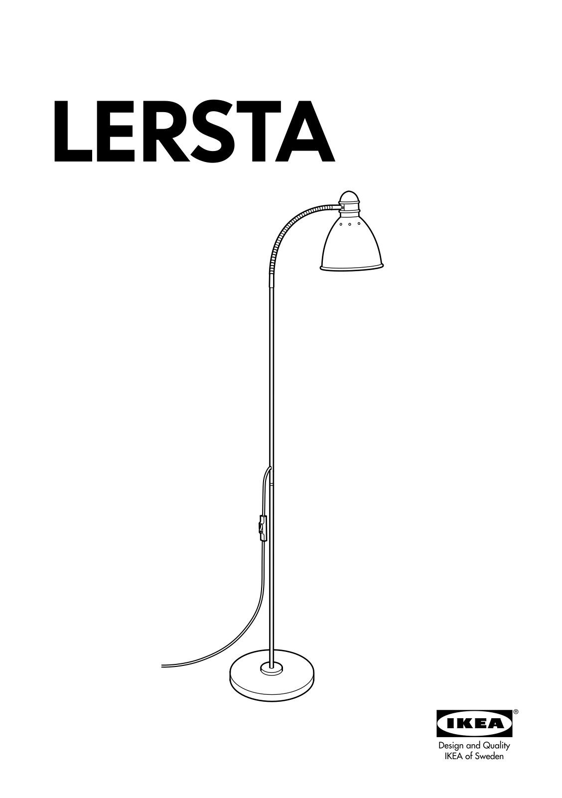 IKEA LERSTA User Manual