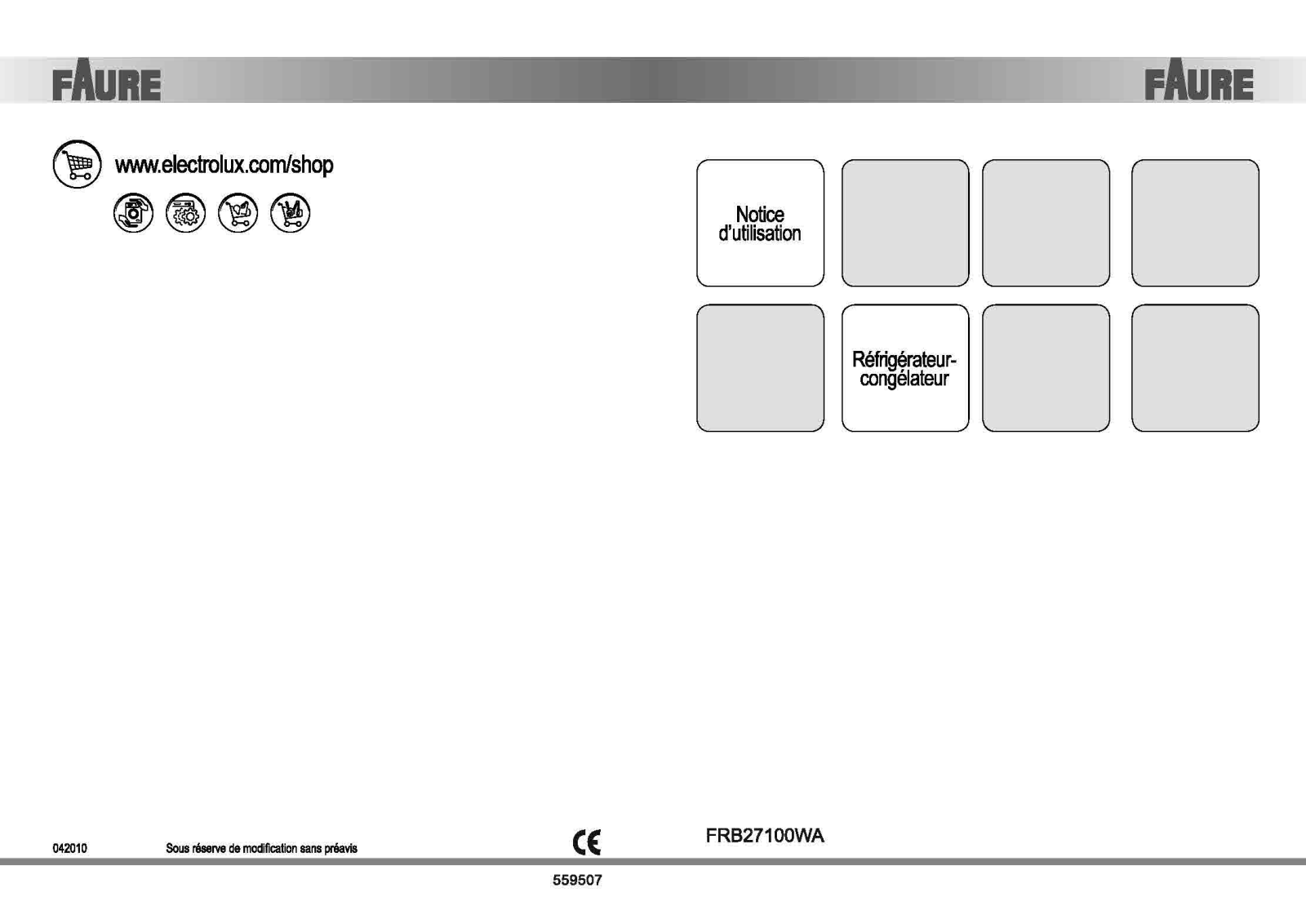Faure FRB27100WA User guide - ManualMachine.com