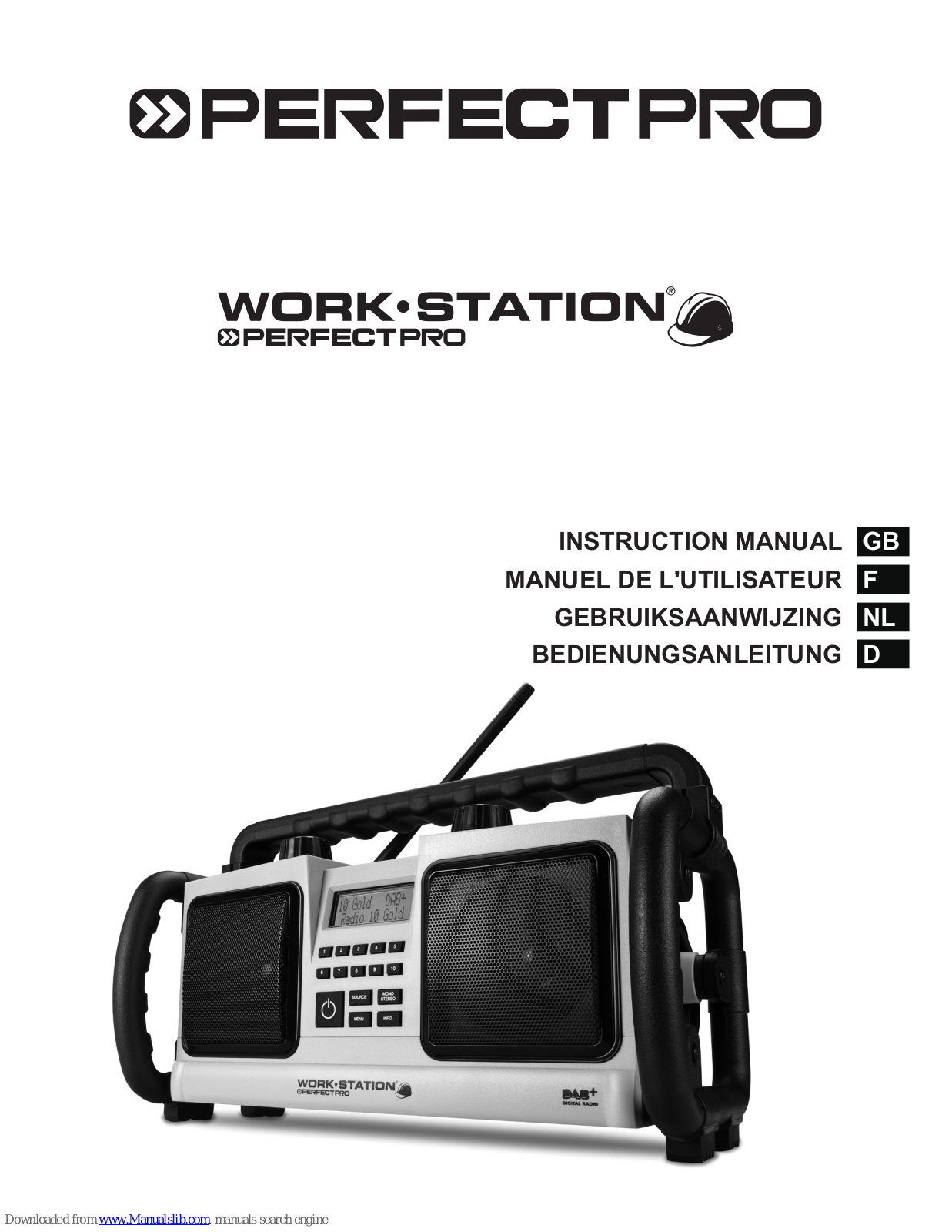 perfect pro WORK-STATION Instruction Manual - ManualMachine.com