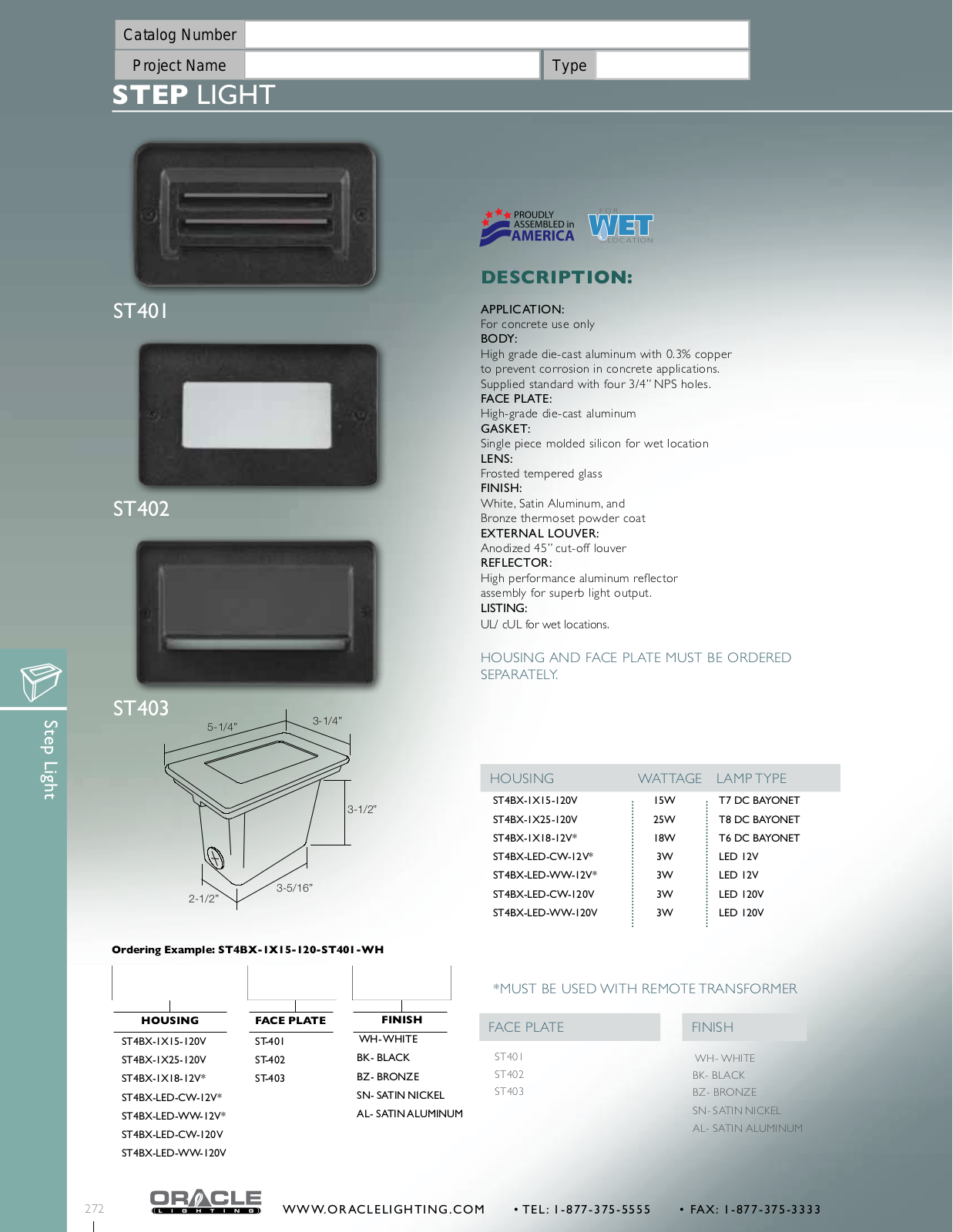 Oracle ST401 User Manual