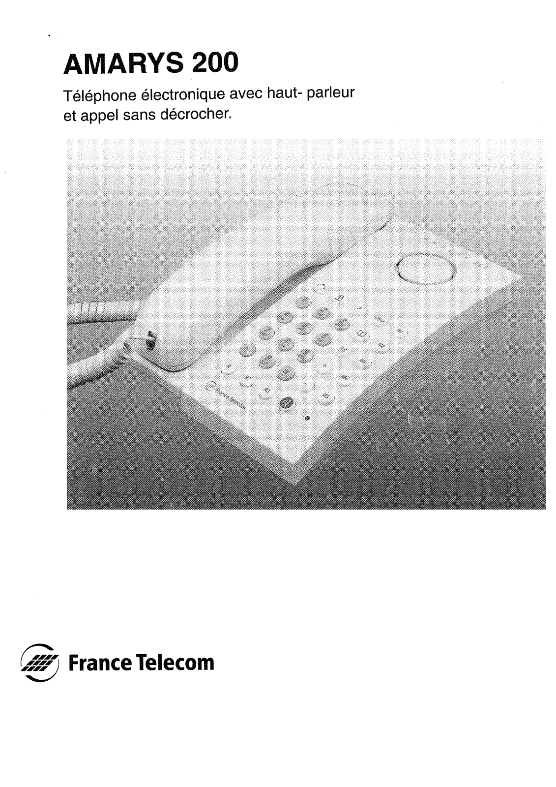 France telecom AMARYS 200 User Manual