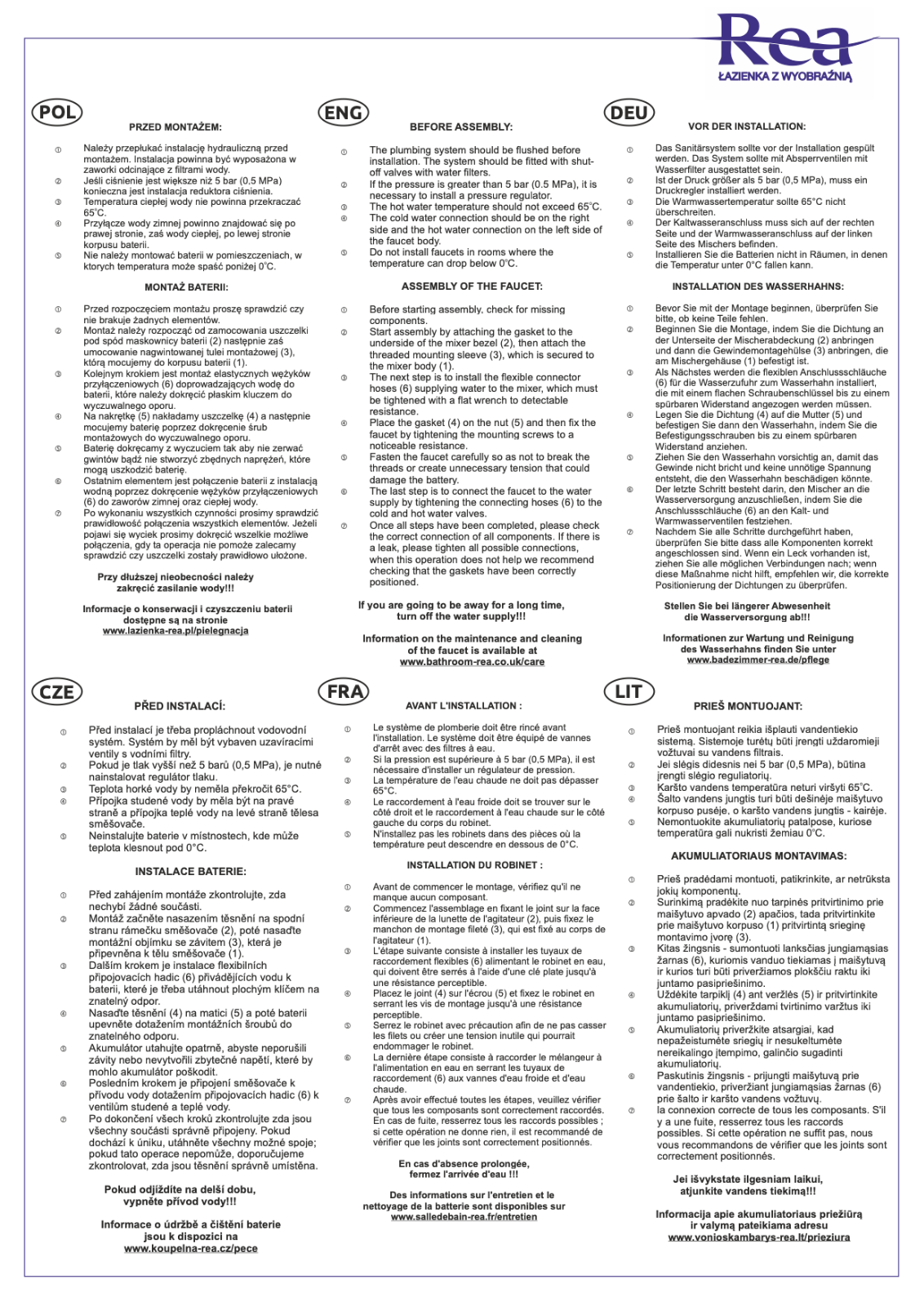 REA B9938 User guide - ManualMachine.com