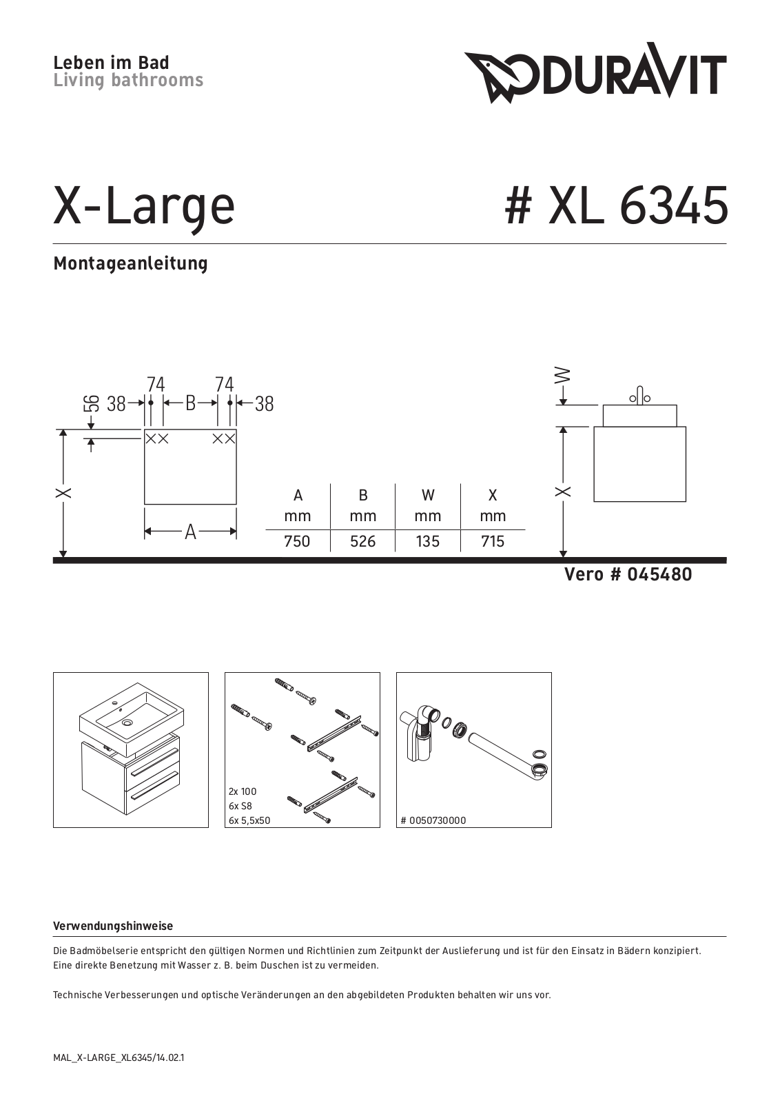 Duravit DRV2162 Installation & Assembly - ManualMachine.com