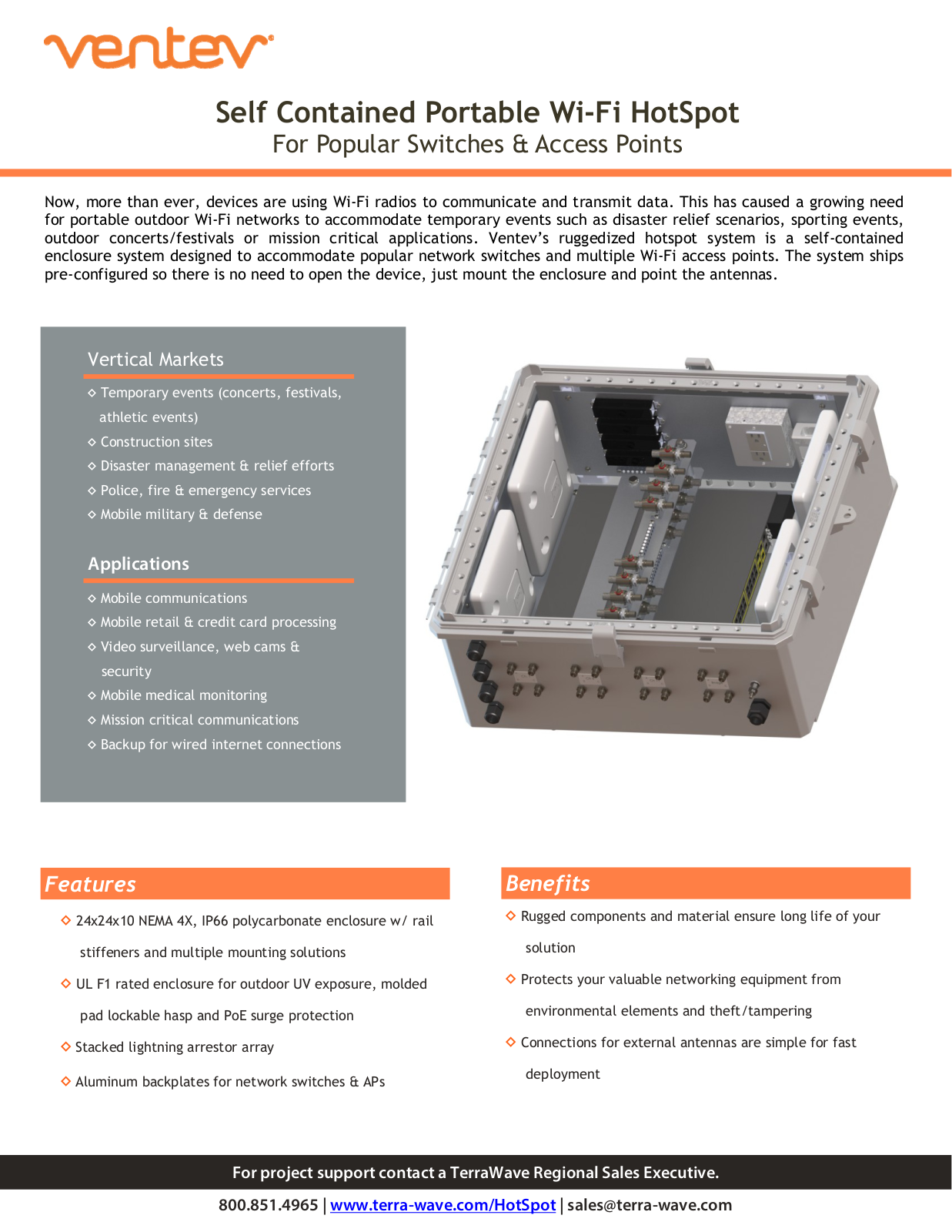 TerraWave VA17-48-036-AP65 User Manual