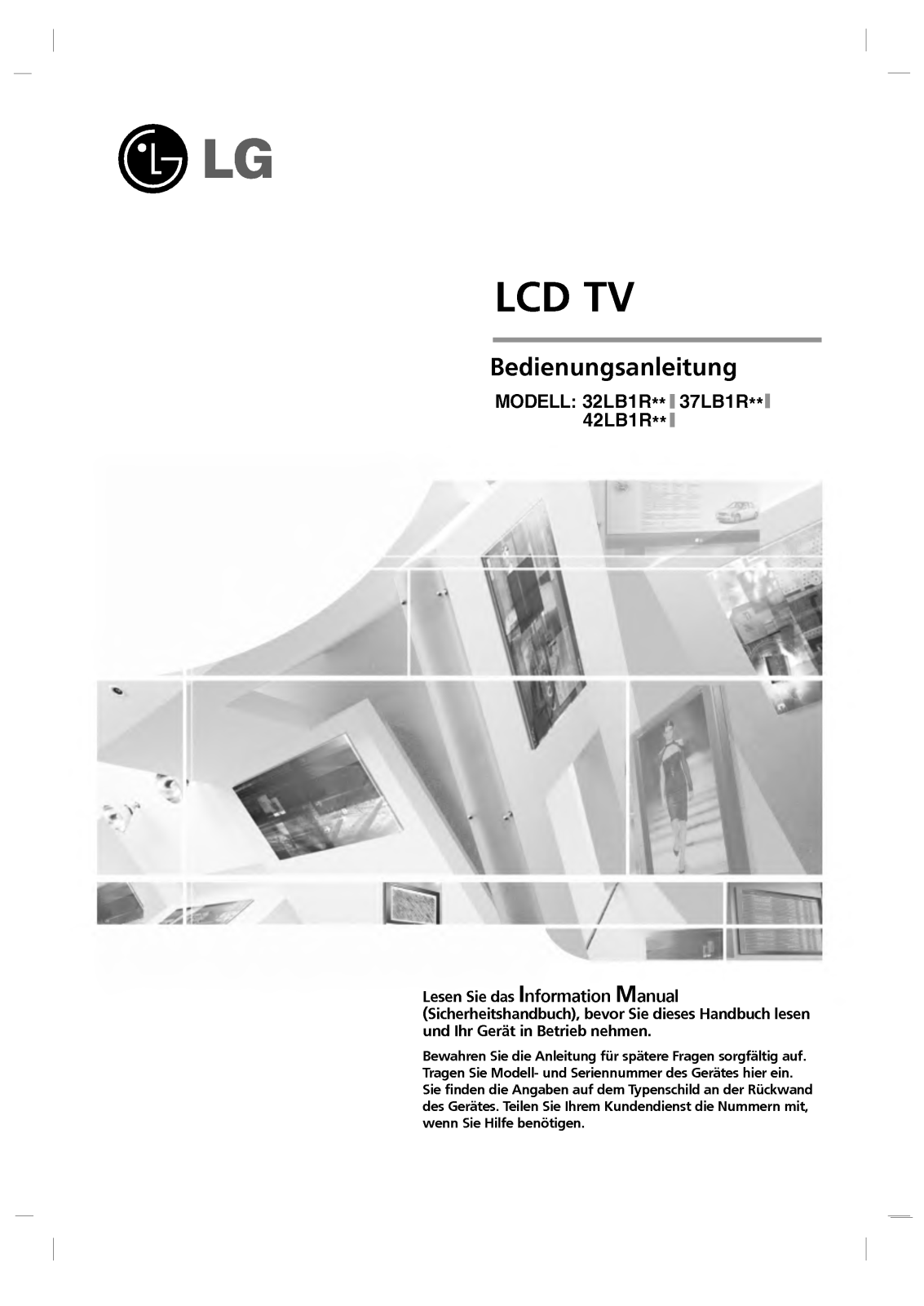 Lg 32LB1R, 37LB1R, 42LB1R User Manual