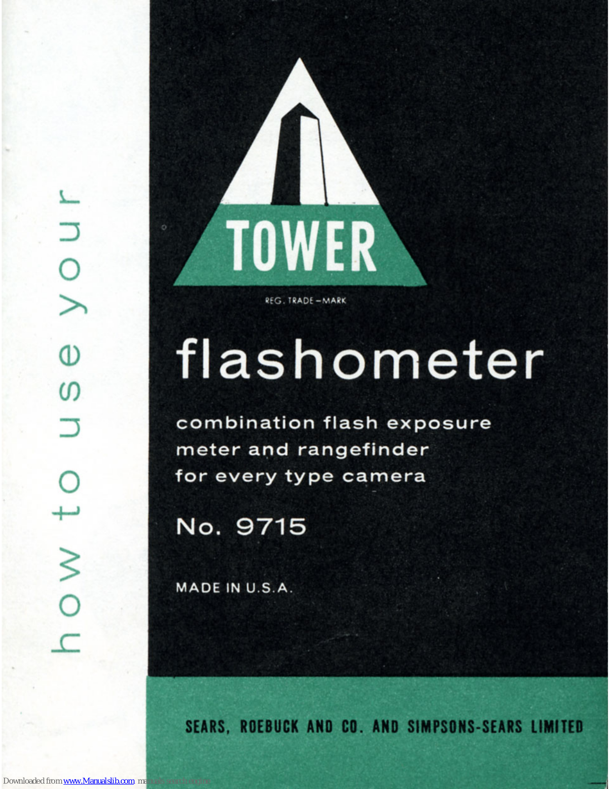 Tower Hobbies flashometer 9715 How To Use Manual