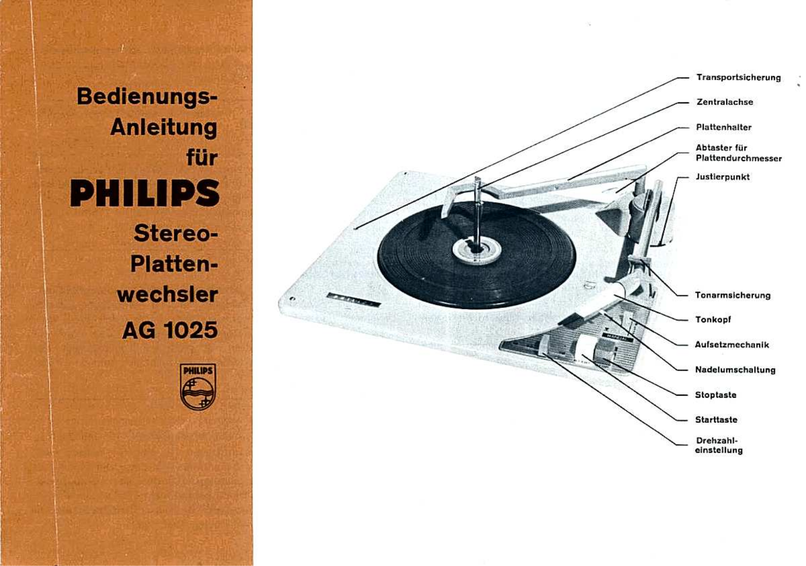 Philips AG-1025 Owners Manual