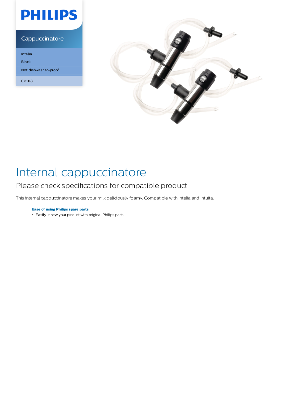 Philips CP1118/01 leaflet - ManualMachine.com