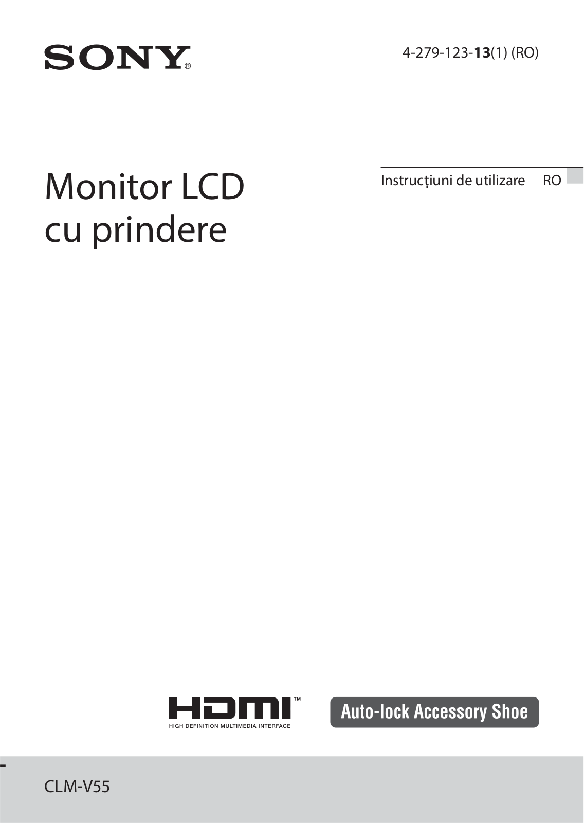 Sony CLM-V55 User Manual