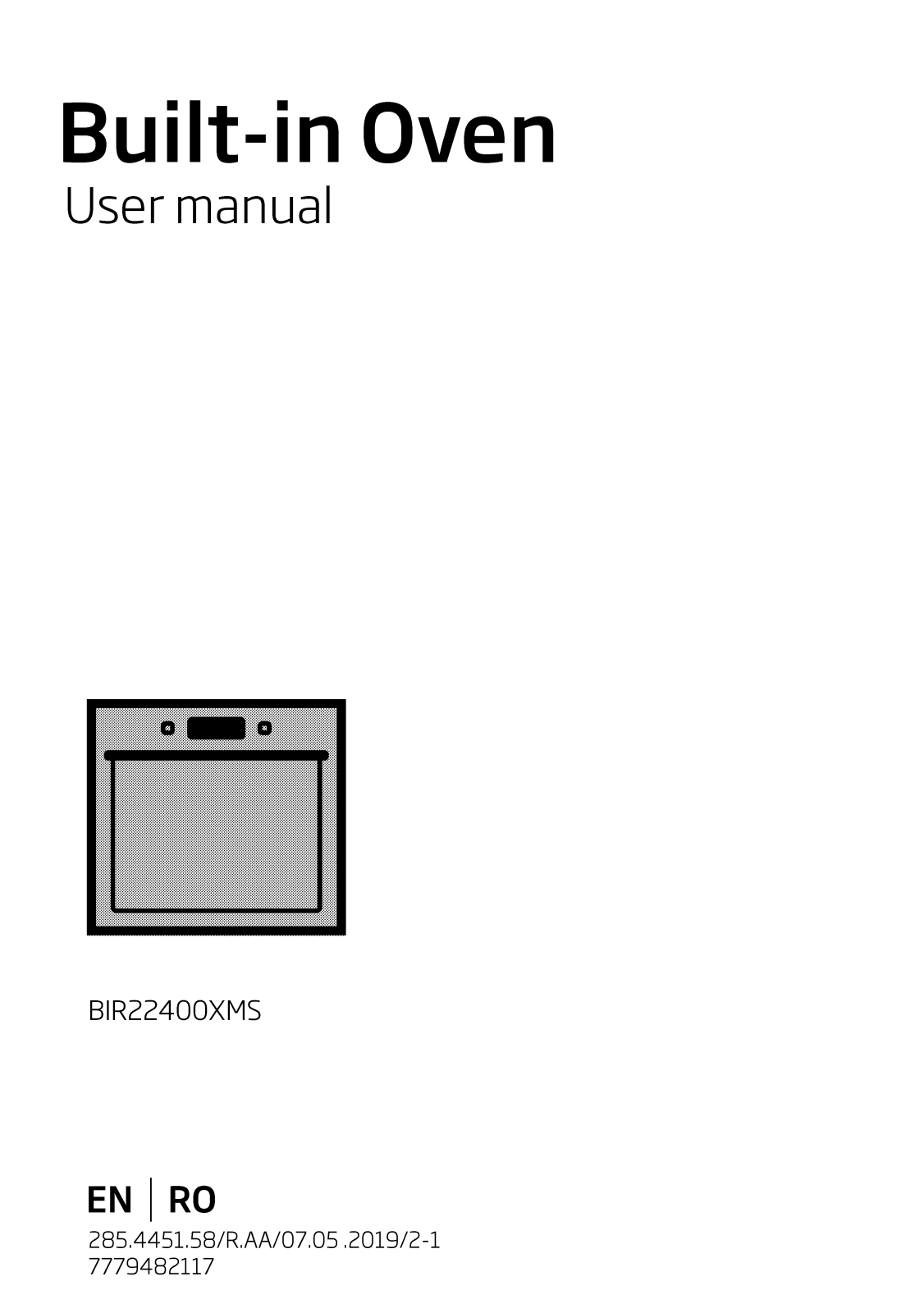 Beko BIR22400XMS User manual