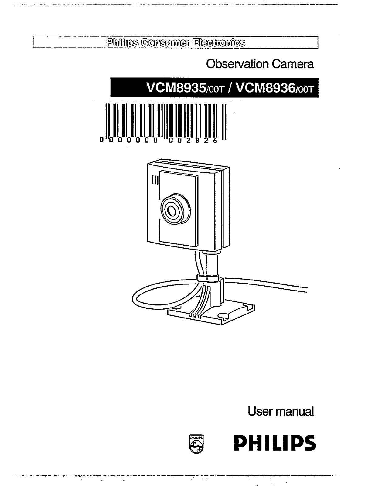 Philips VCM8936/00T, VCM8935/00T User Manual