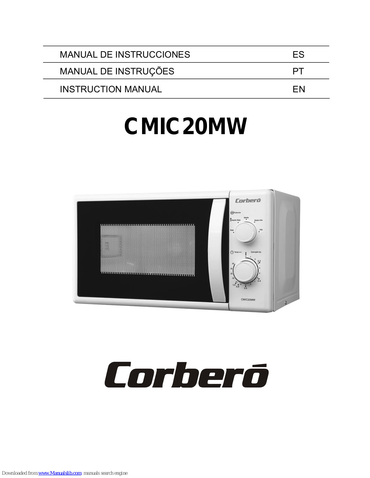 CORBERO CMIC20MW Instruction Manual