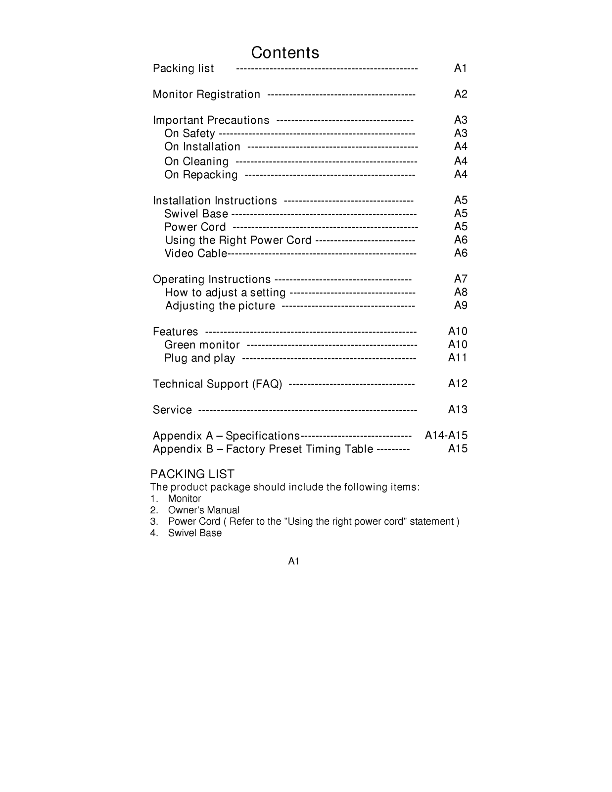 LG STUDIOWORKS 452V User Manual