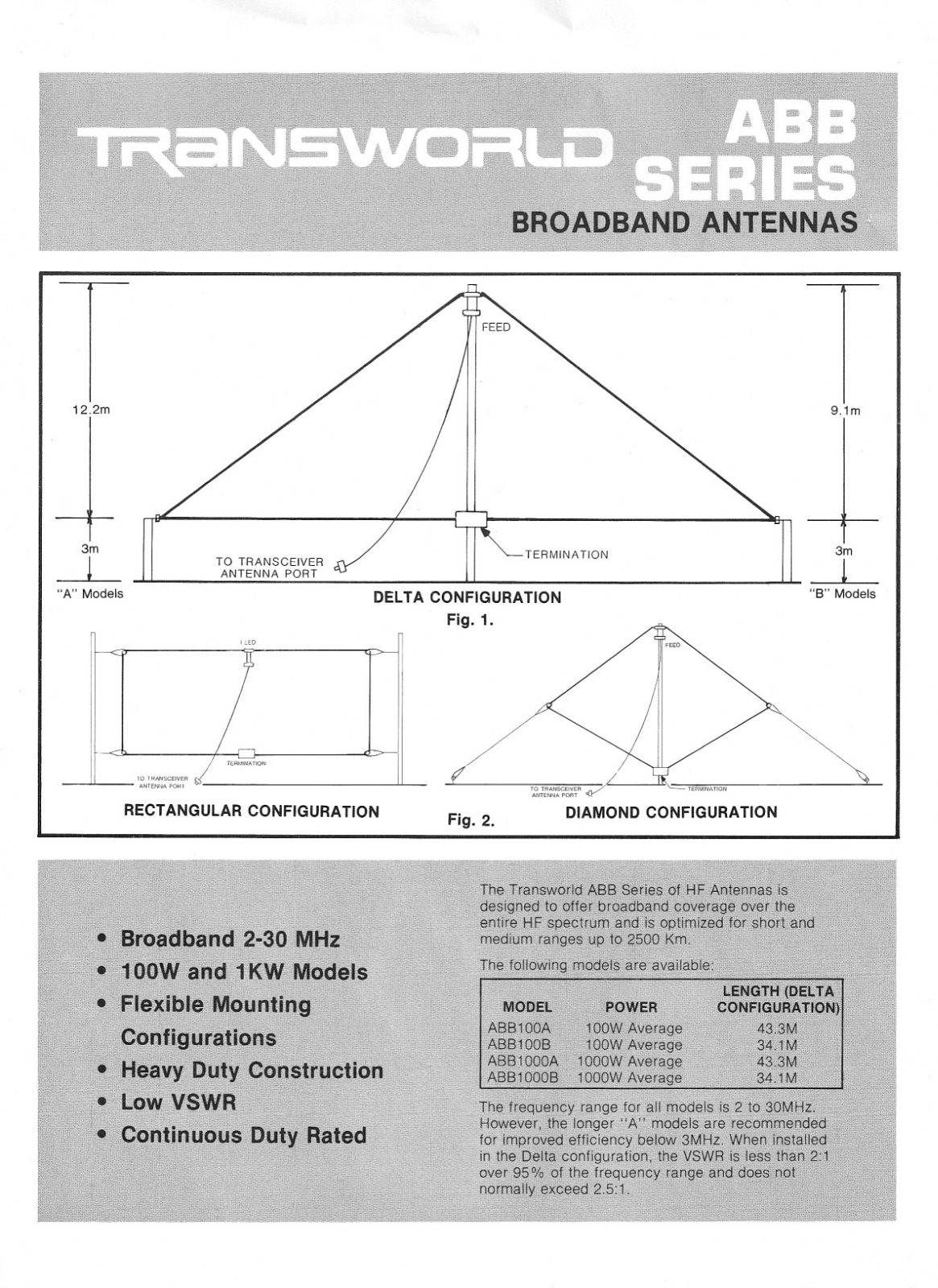 Datron ABB100A, ABB100B, ABB1000A, ABB1000B brochure - ManualMachine.com