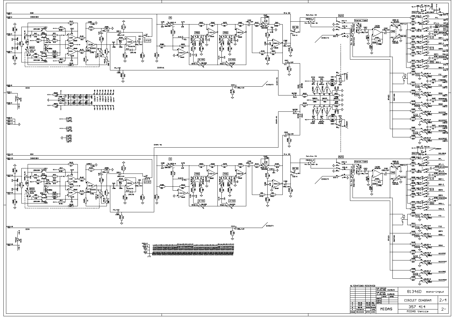 Midas 81346d Schematic